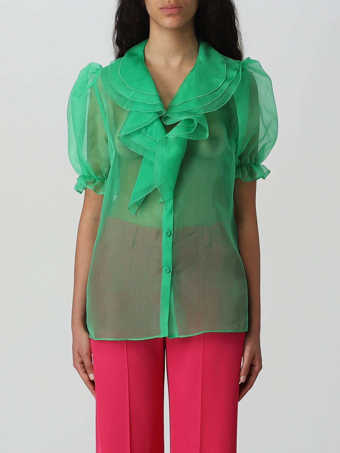 H Couture Top  Woman Colour Green