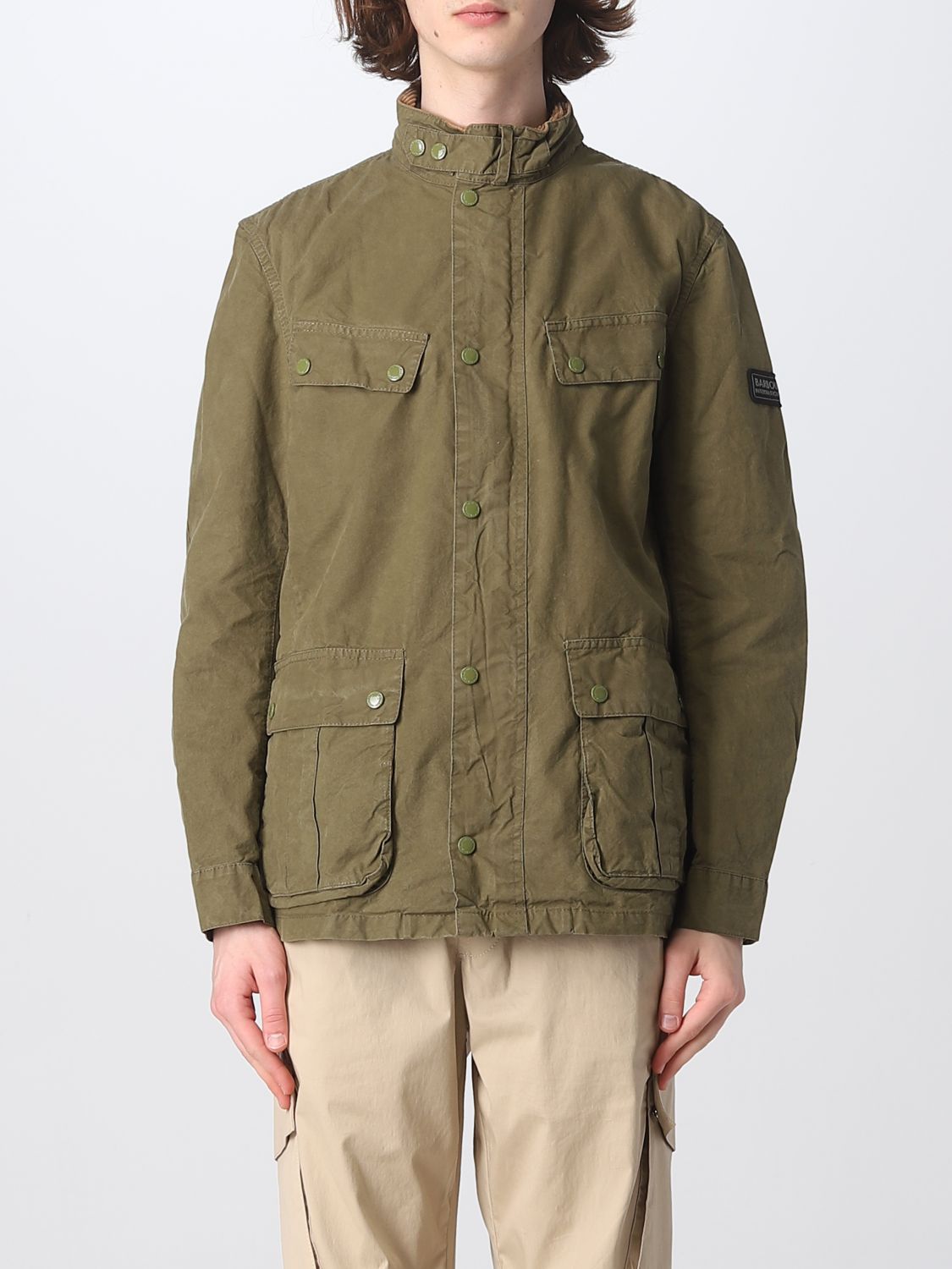 Wordt erger gijzelaar weerstand bieden BARBOUR: jacket for man - Military | Barbour jacket MCA0667 online on  GIGLIO.COM