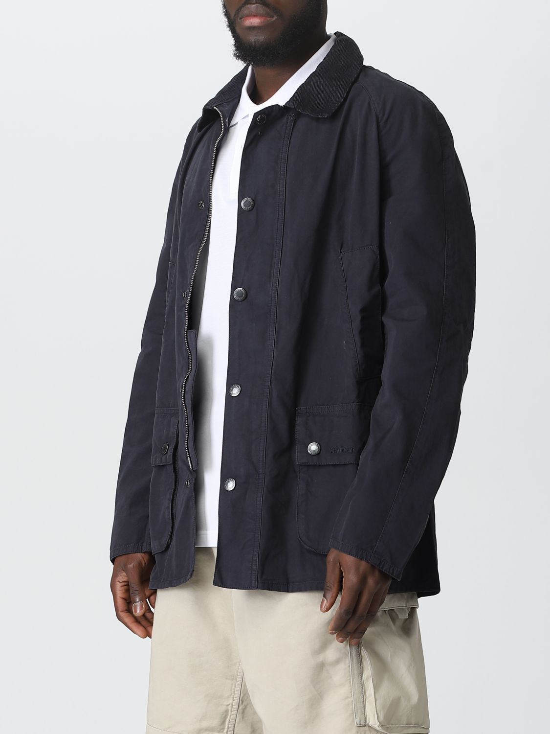 Onveilig Vervreemding vragenlijst BARBOUR: jacket for man - Blue | Barbour jacket MCA0792 online on GIGLIO.COM