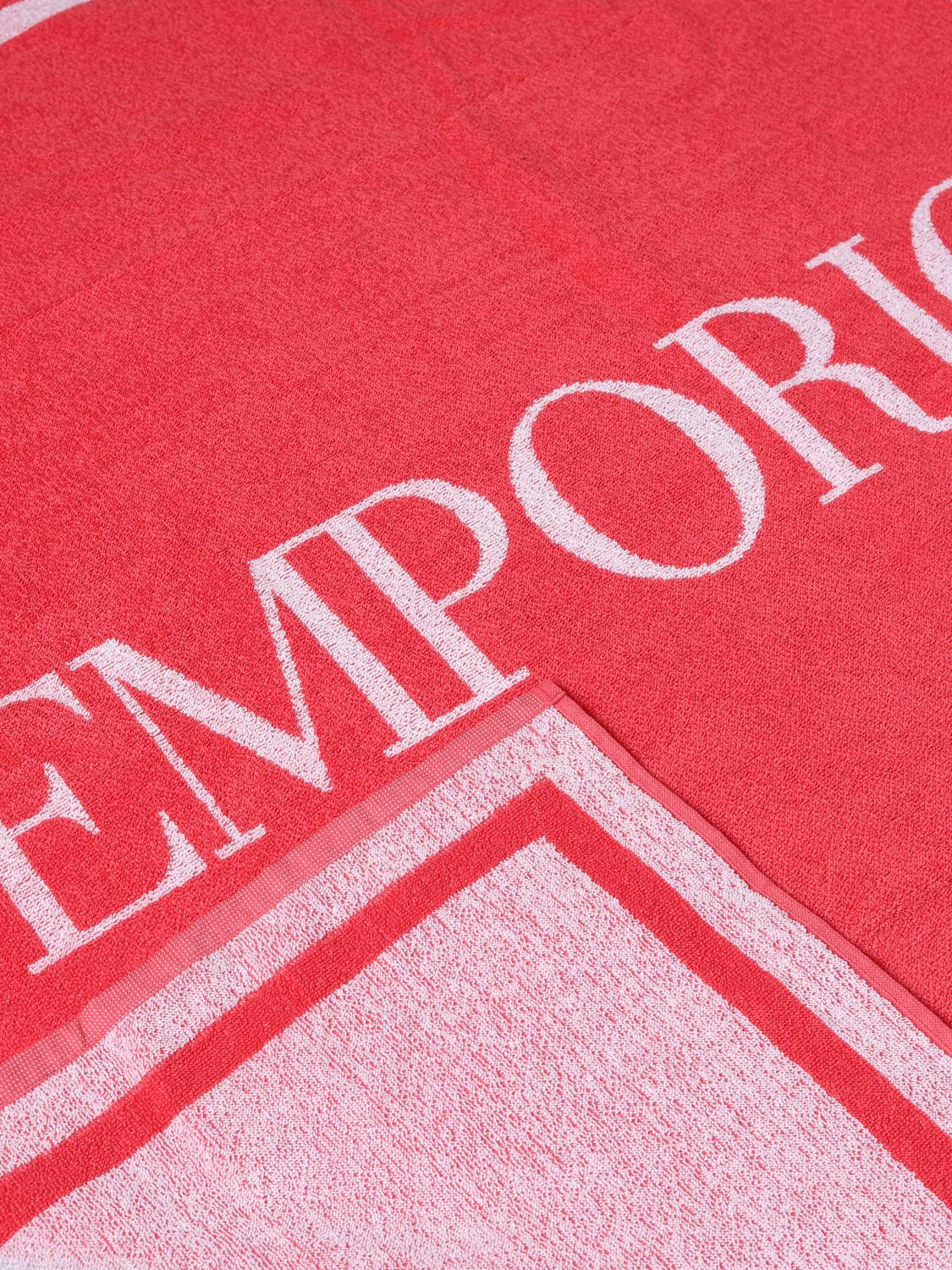 Полотенце Emporio Armani Swimwear: Полотенце Emporio Armani Swimwear для него коралловый 2