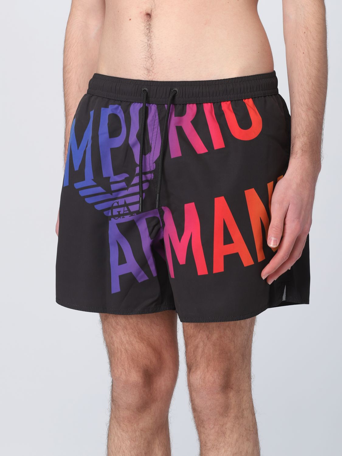 Купальные плавки Emporio Armani Swimwear: Купальные плавки Emporio Armani Swimwear для него черный 1 3