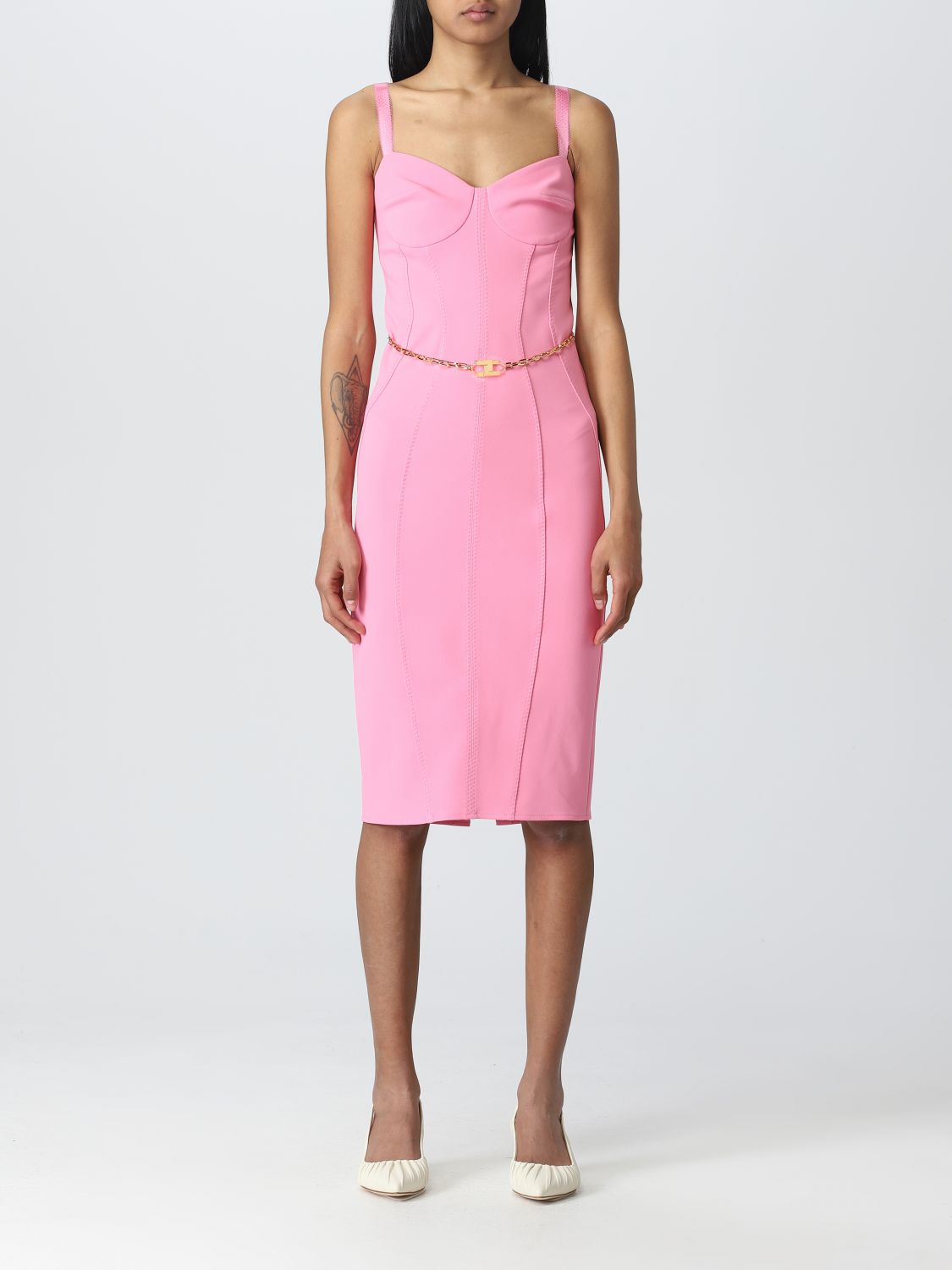 Elisabetta Franchi Dress  Woman Color Pink