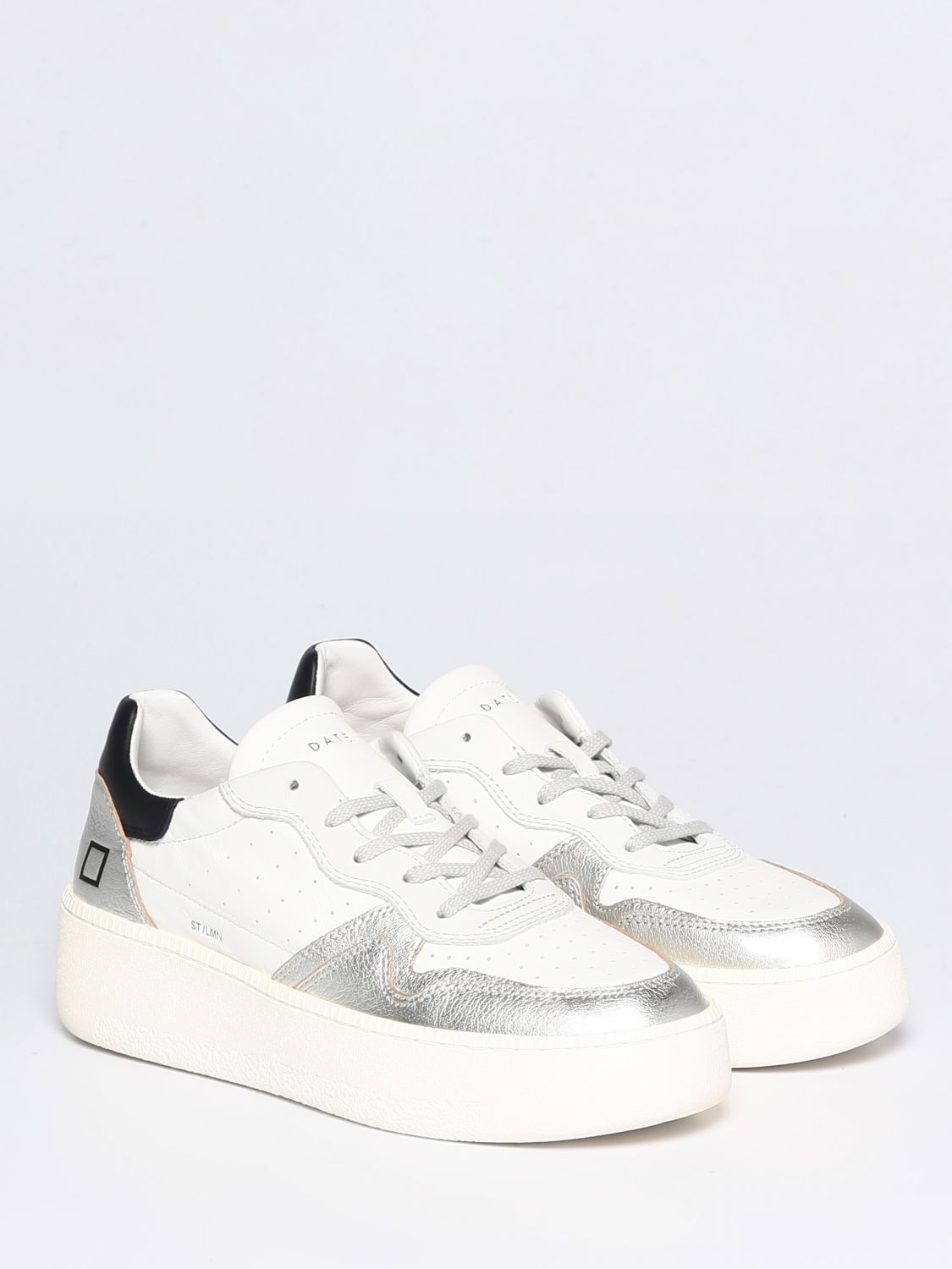 D.A.T.E.: sneakers for woman - White | D.a.t.e. sneakers W381-ST-LM-WS ...