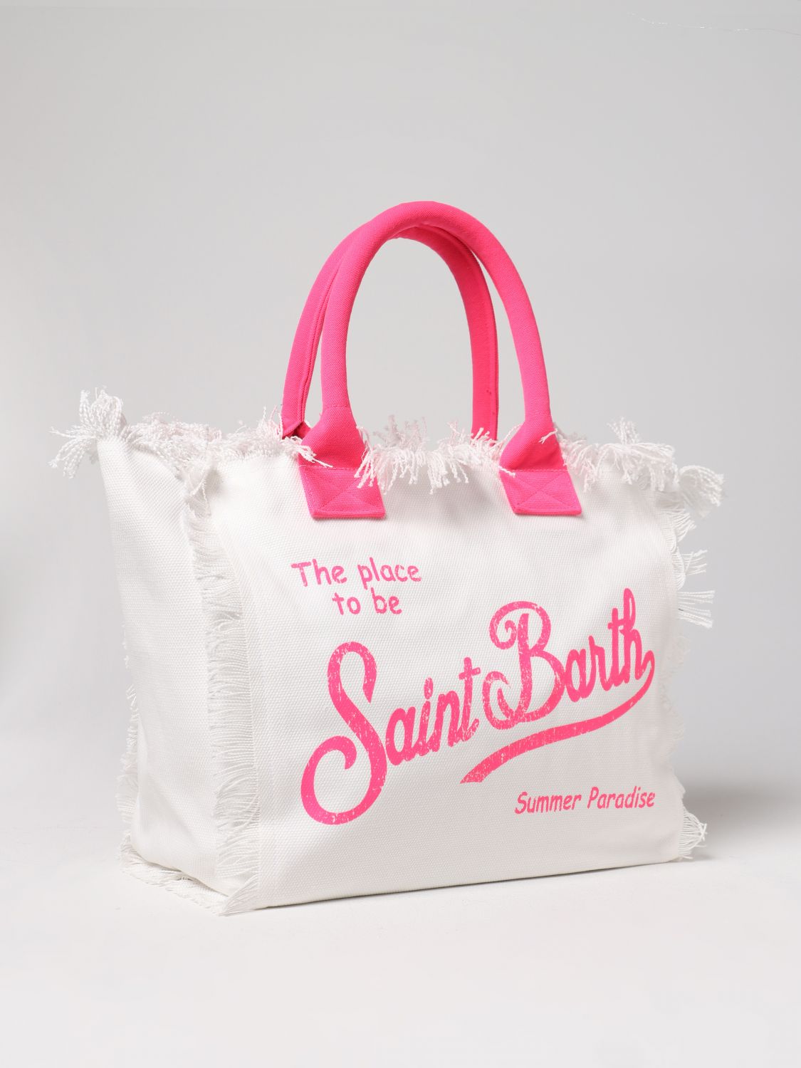 MC2 SAINT BARTH: tote bags for woman - White 1