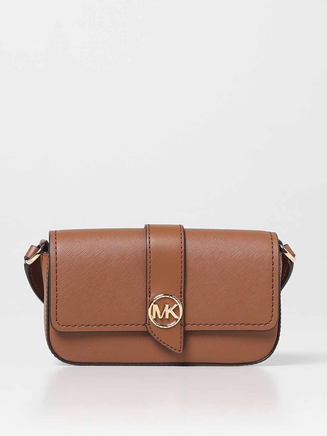 Michael Kors Outlet: Michael Greenwich bag in leather - Black