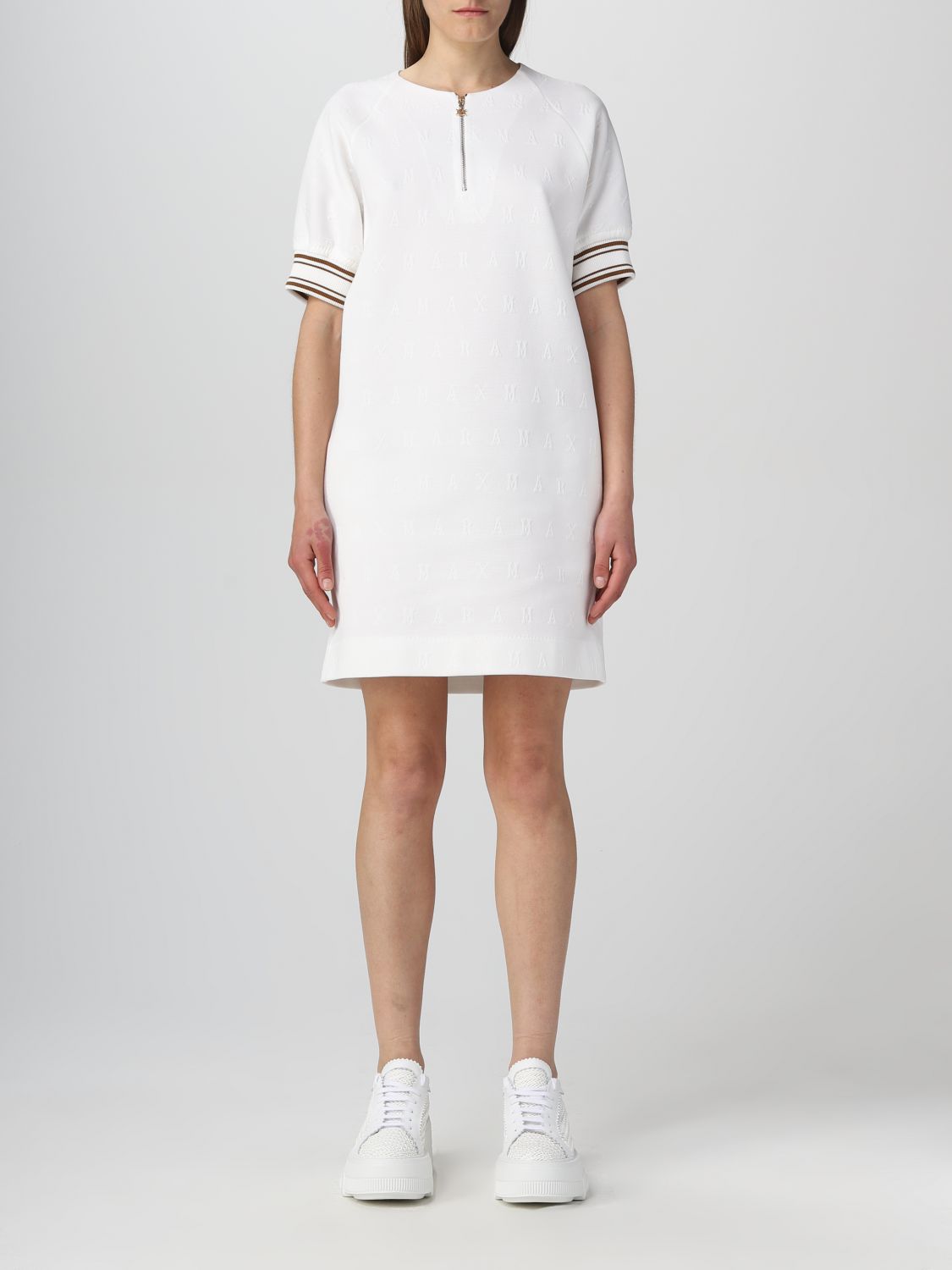 Armstrong compact Quagga MAX MARA: dress for woman - White | Max Mara dress 2316210432600 online on  GIGLIO.COM