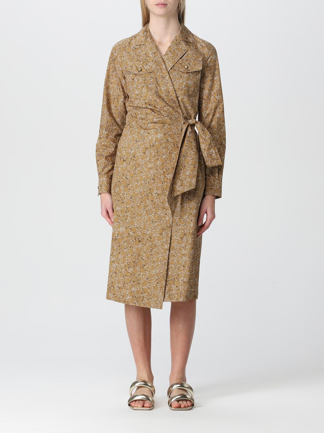 Max Mara Dress Woman Color Bronze | ModeSens