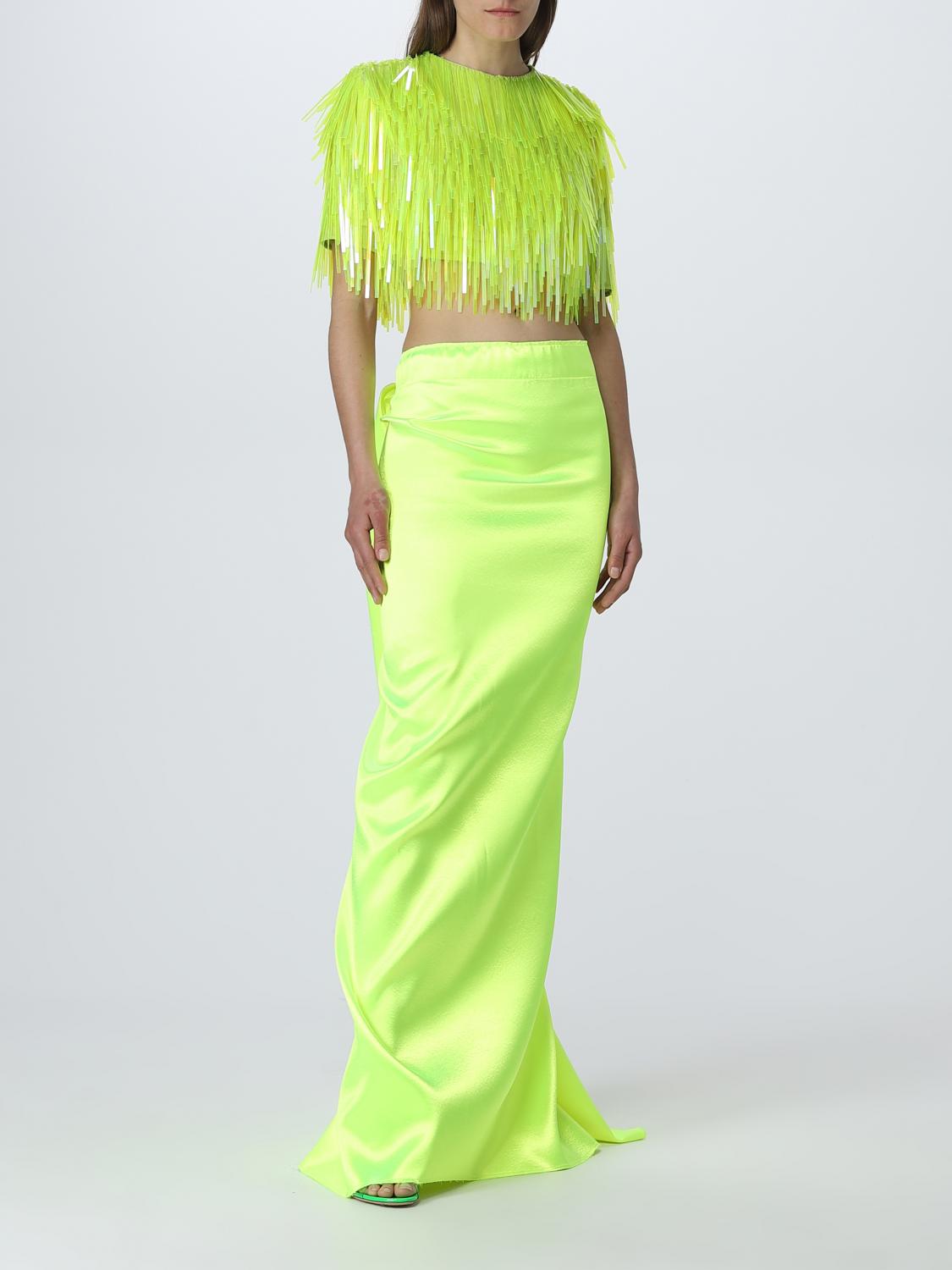 Falda Sportmax: Falda Sportmax para mujer amarillo 2