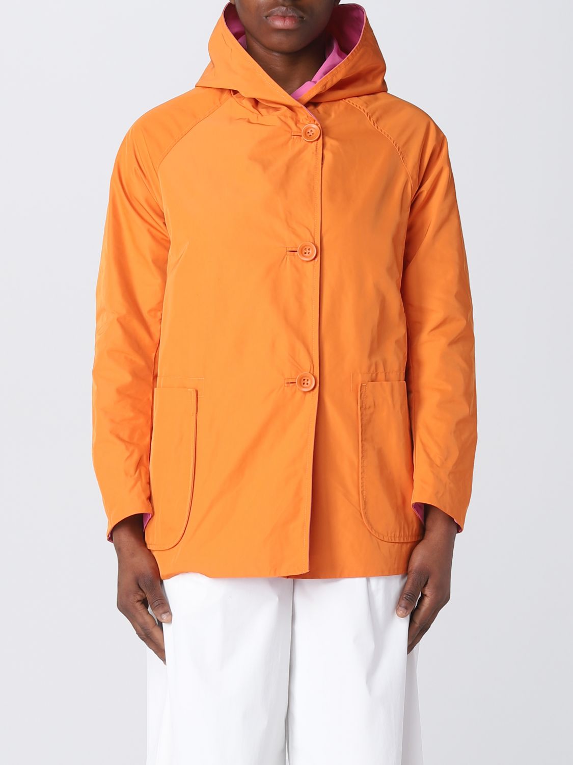 OOF WEAR: jacket for woman - Orange | Oof Wear jacket OFJA9411 OF02 ...