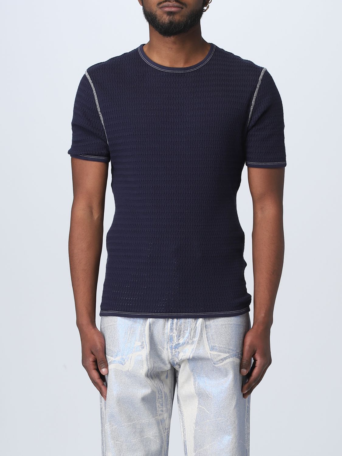 OUR LEGACY: t-shirt for man - Navy | Our Legacy t-shirt M2236TNC online ...