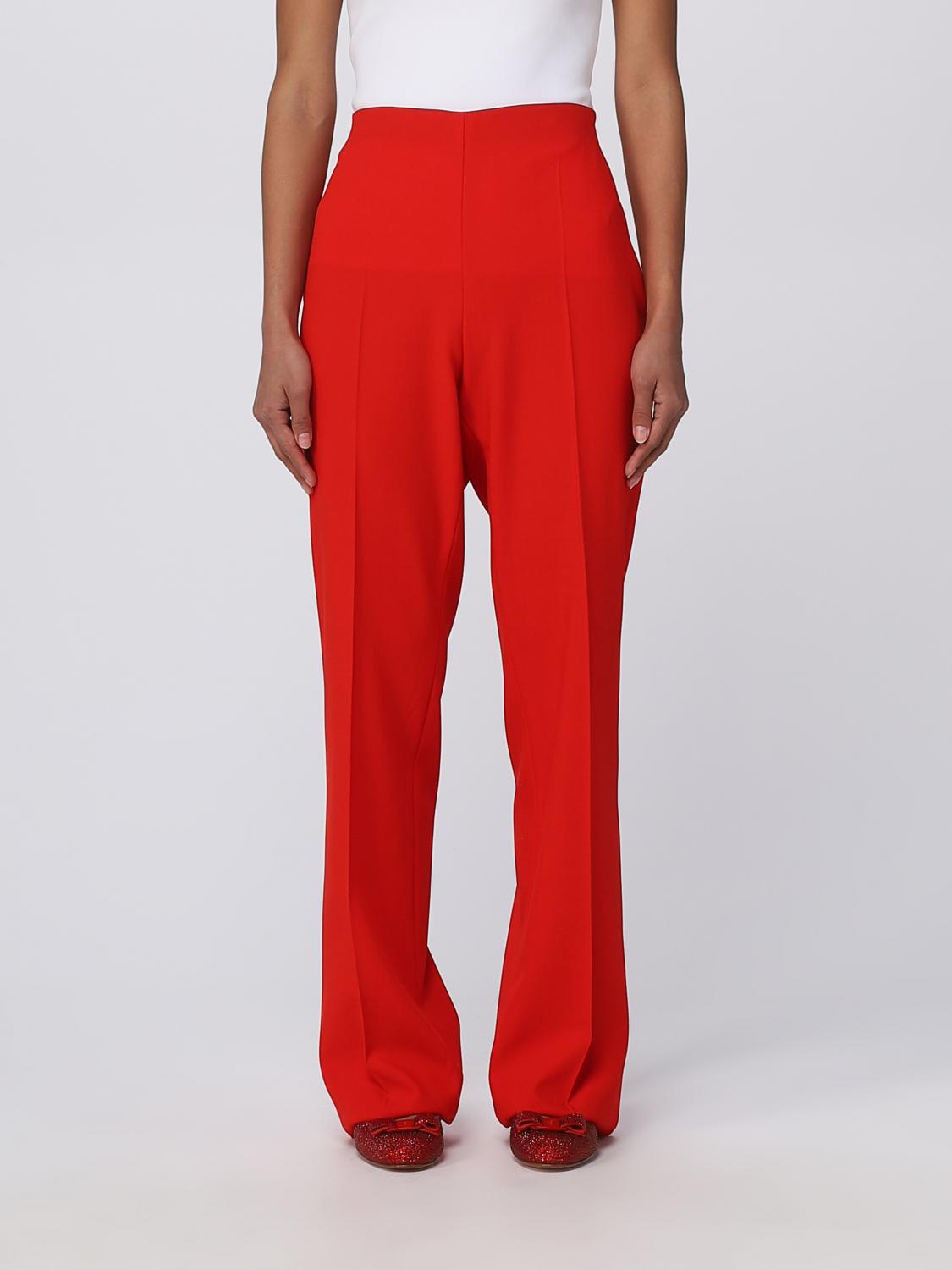 Ferragamo Trousers In Red