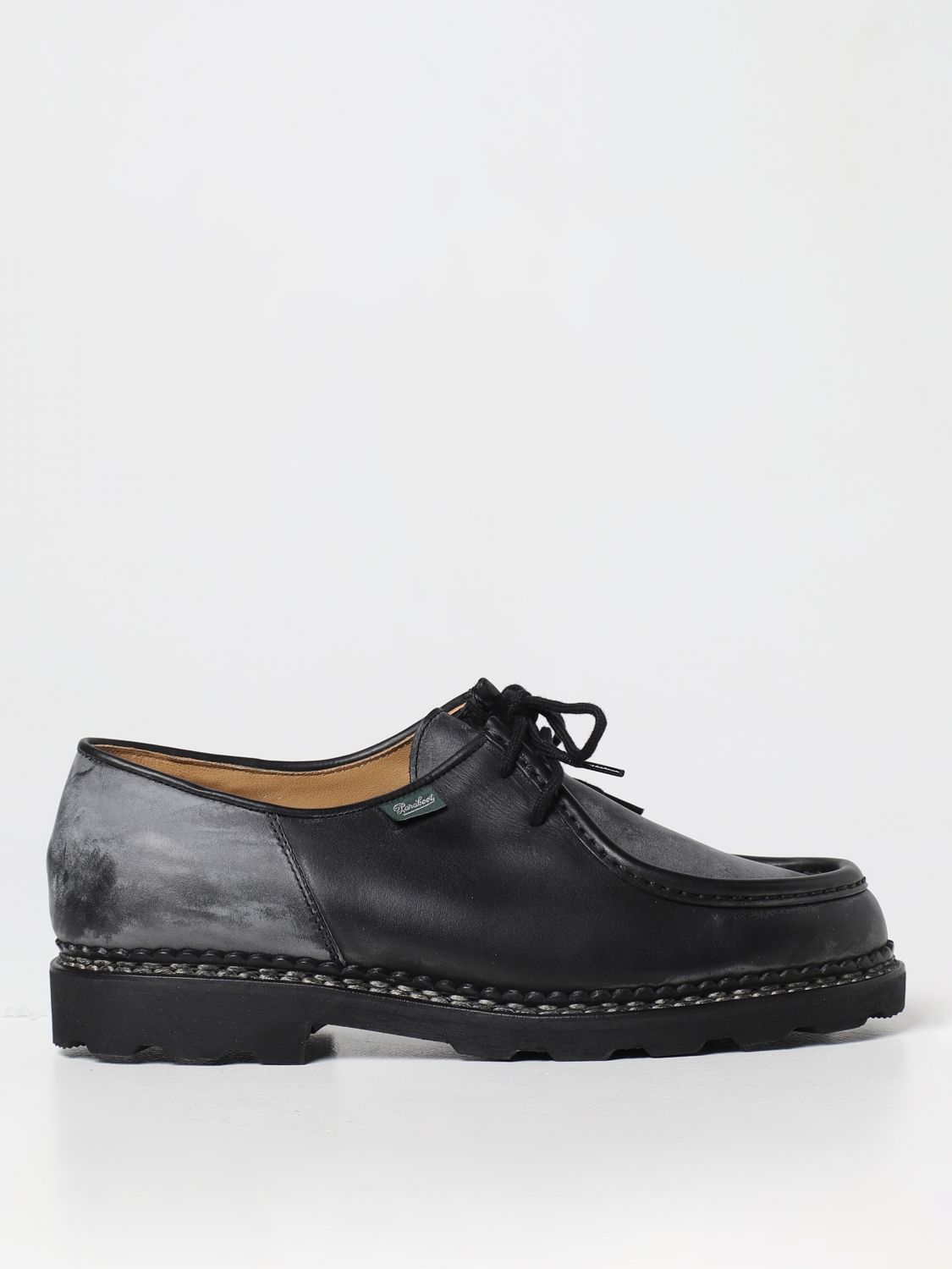 PARABOOT: brogue shoes for man - Black | Paraboot brogue shoes 715604 ...