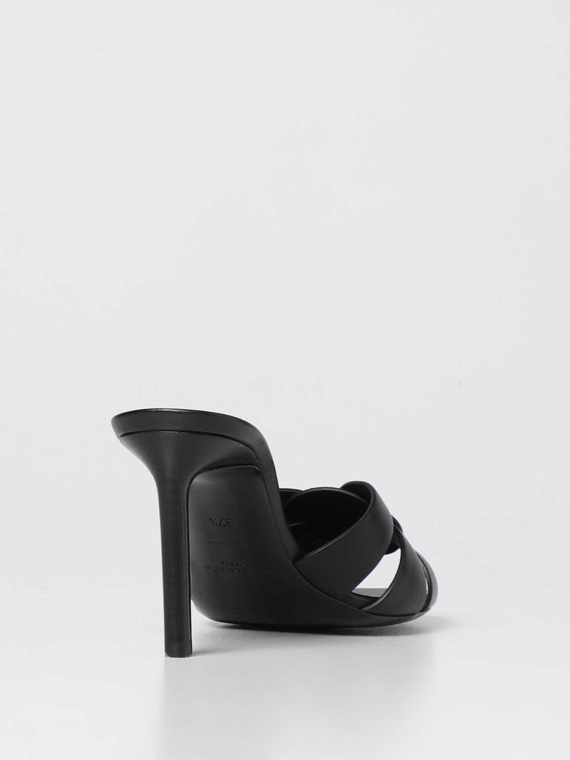 Sandali con tacco Saint Laurent: Mules Tribute Saint Laurent in pelle nero 3