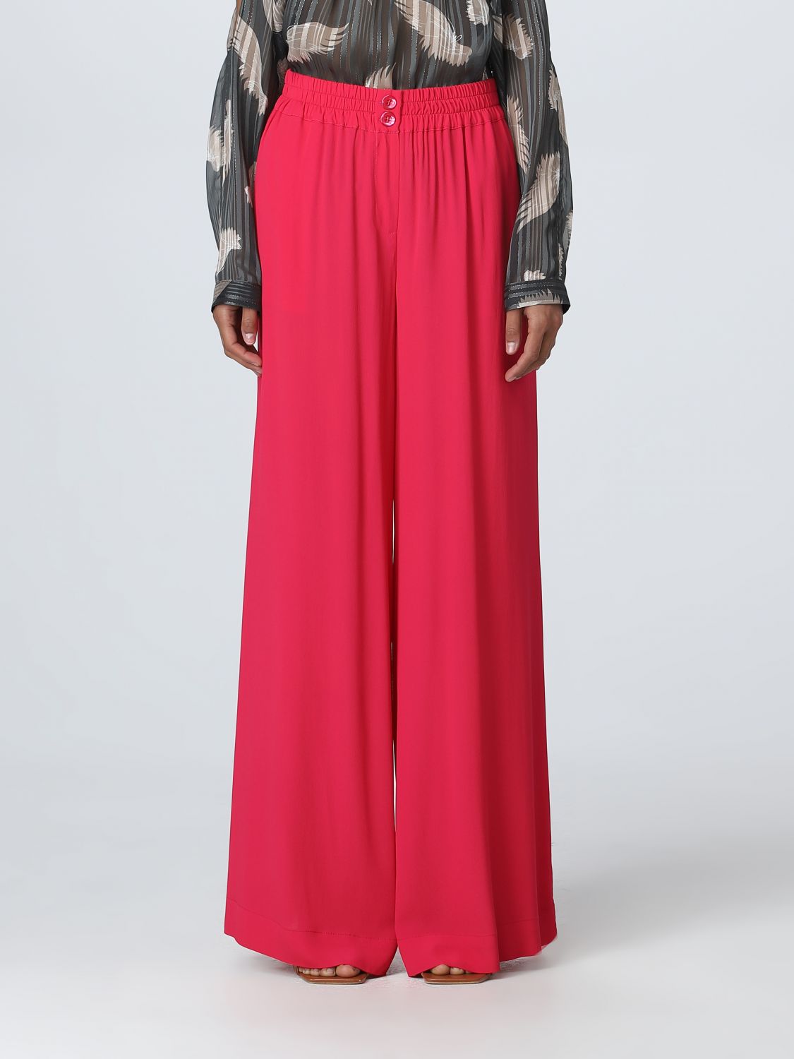 Semicouture Pants  Woman Color Fuchsia