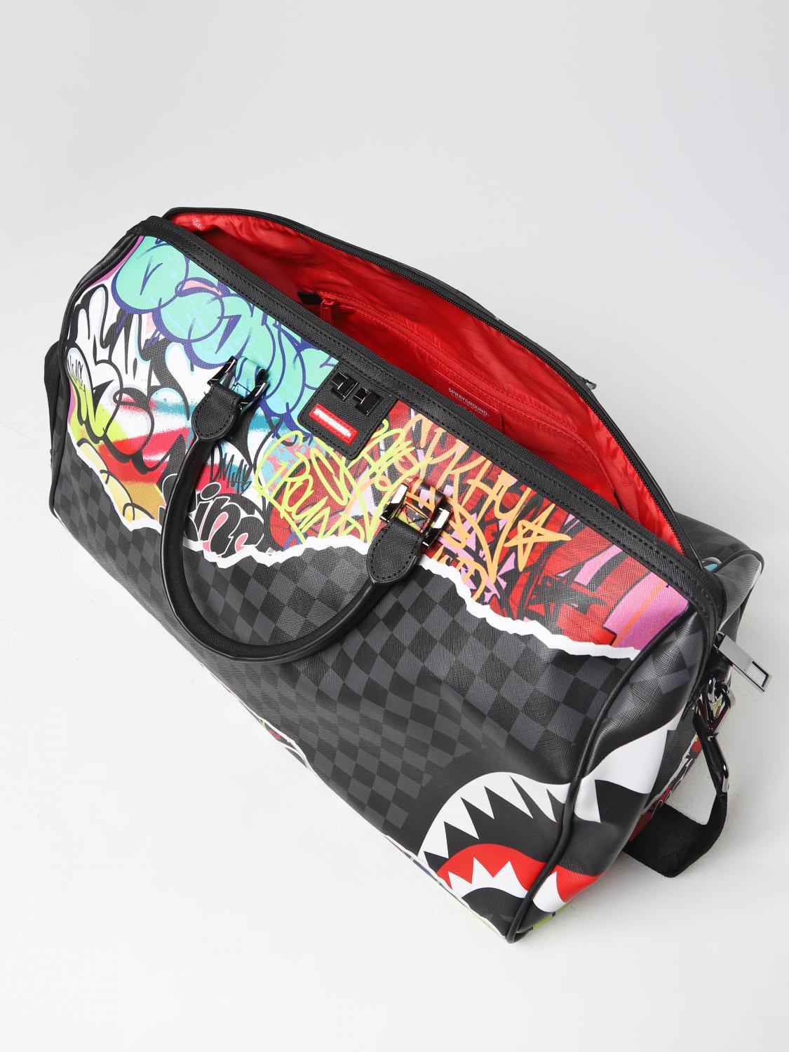 SPRAYGROUND: travel bag for man - Black  Sprayground travel bag  910D5253NSZ online at