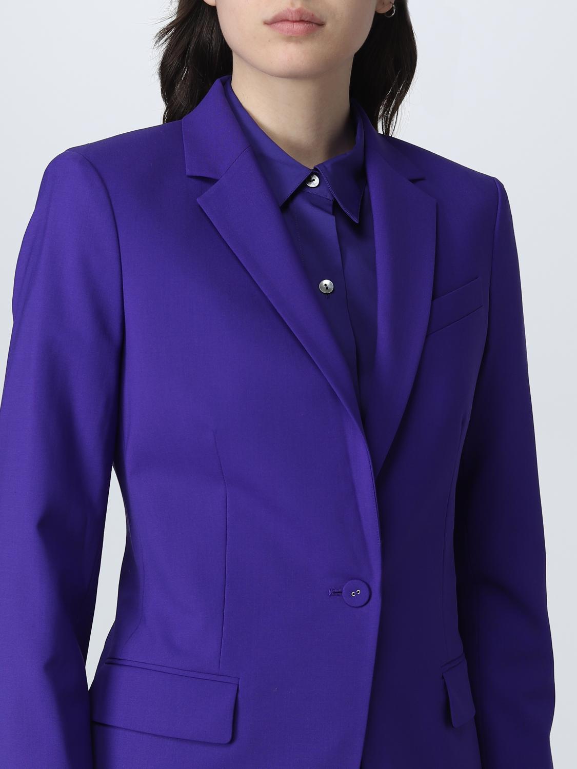 Blazer Theory: Blazer Theory femme violet 5