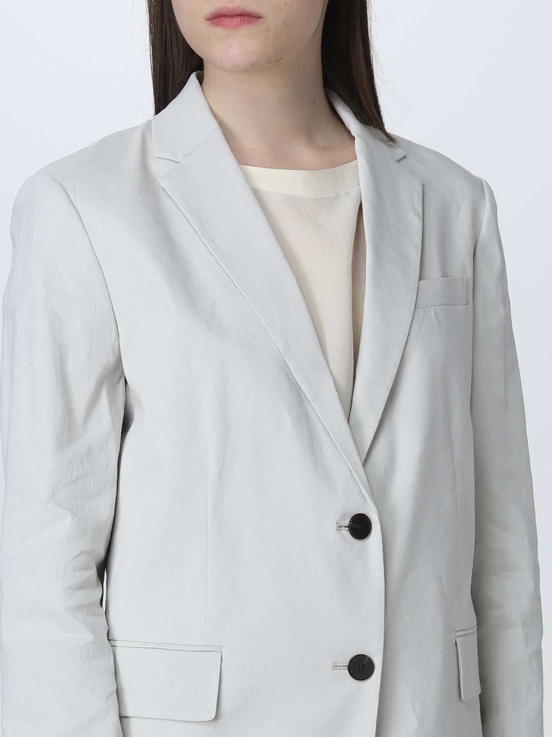 Blazer Theory: Blazer Theory femme sable 5