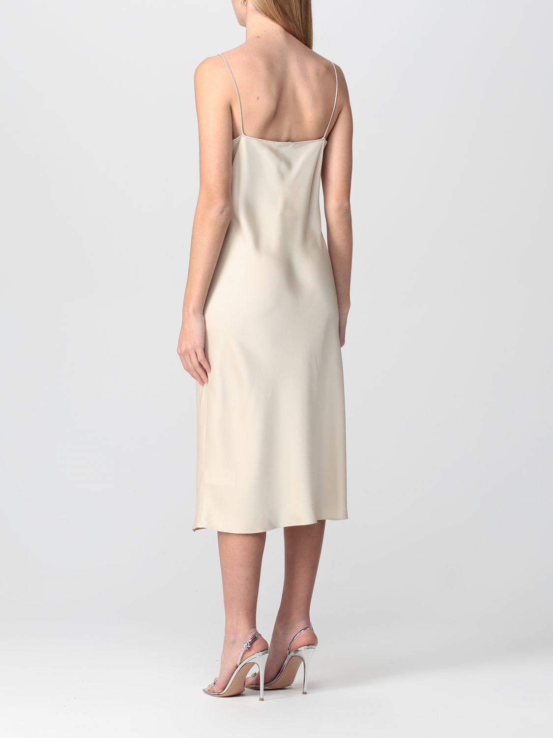 THEORY: dress for woman - Cream | Theory dress N0109602 online on ...