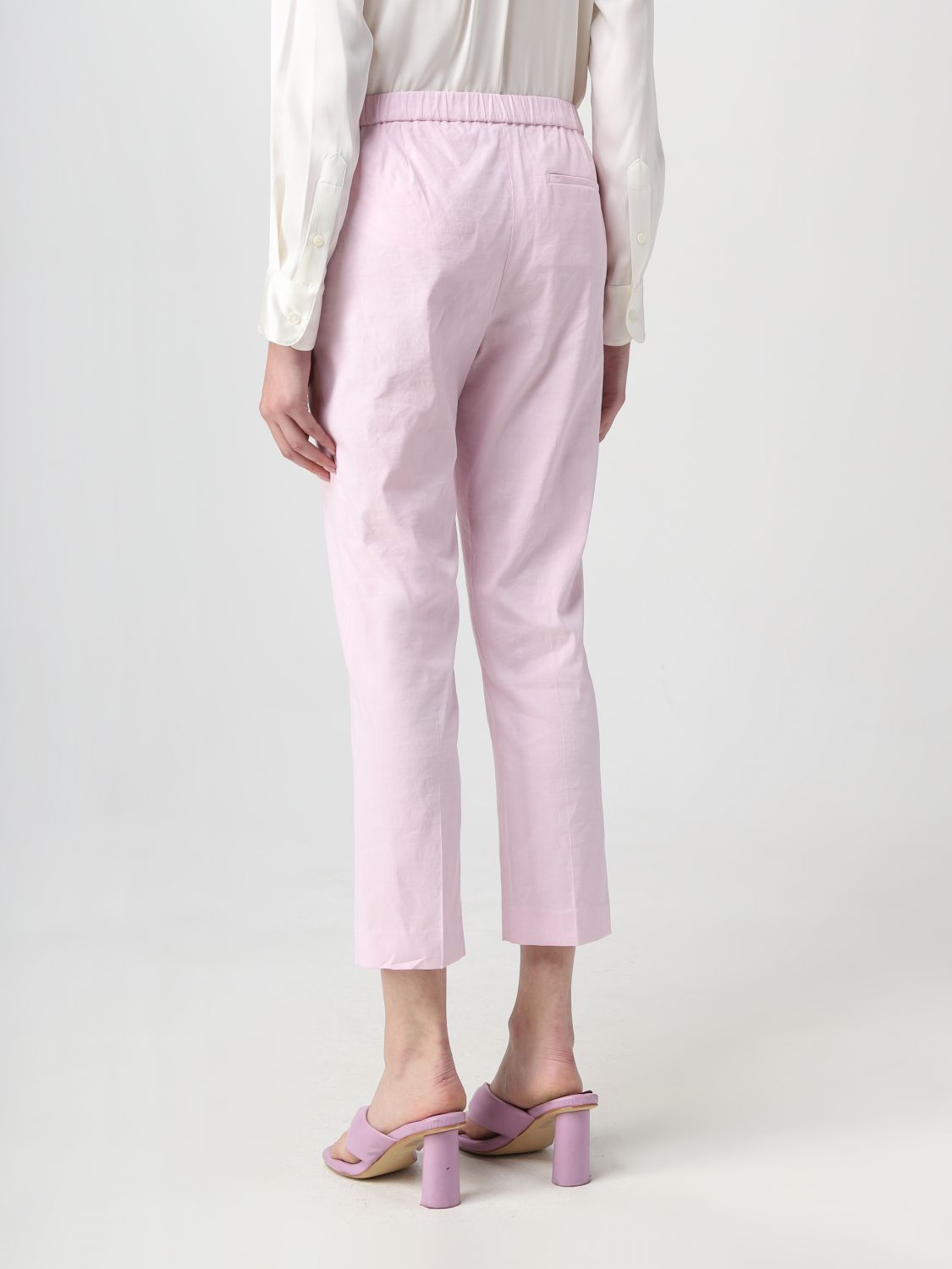 THEORY: pants for woman - Pink | Theory pants K0203201 online on GIGLIO.COM