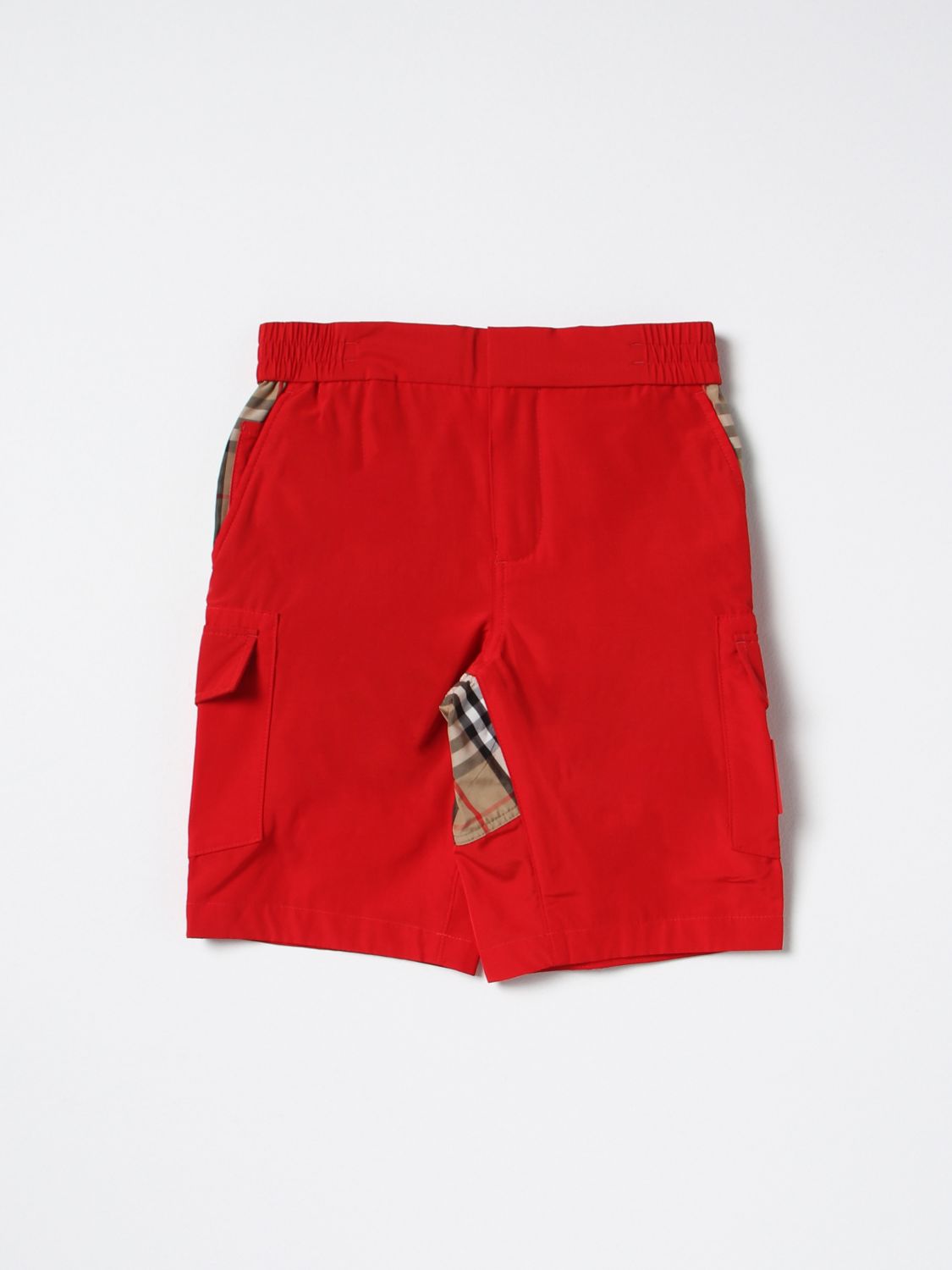 Burberry Shorts  Kids Color Red