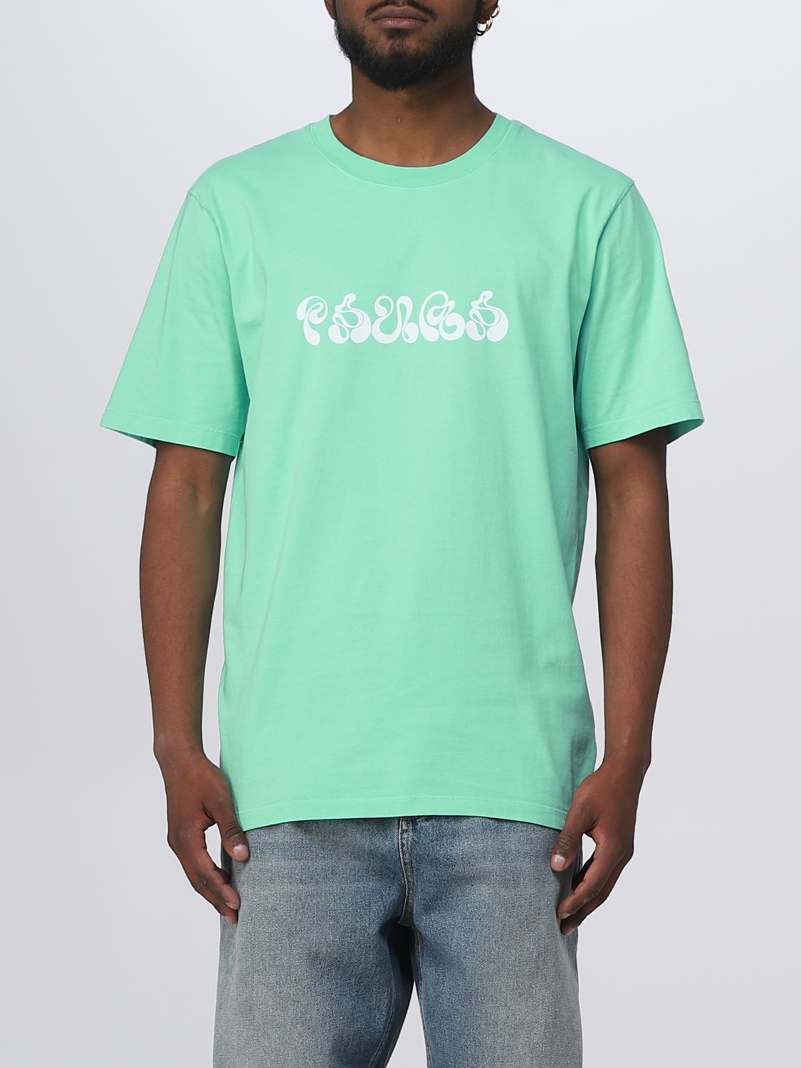 Shop Paura T-shirt  Men Color Green