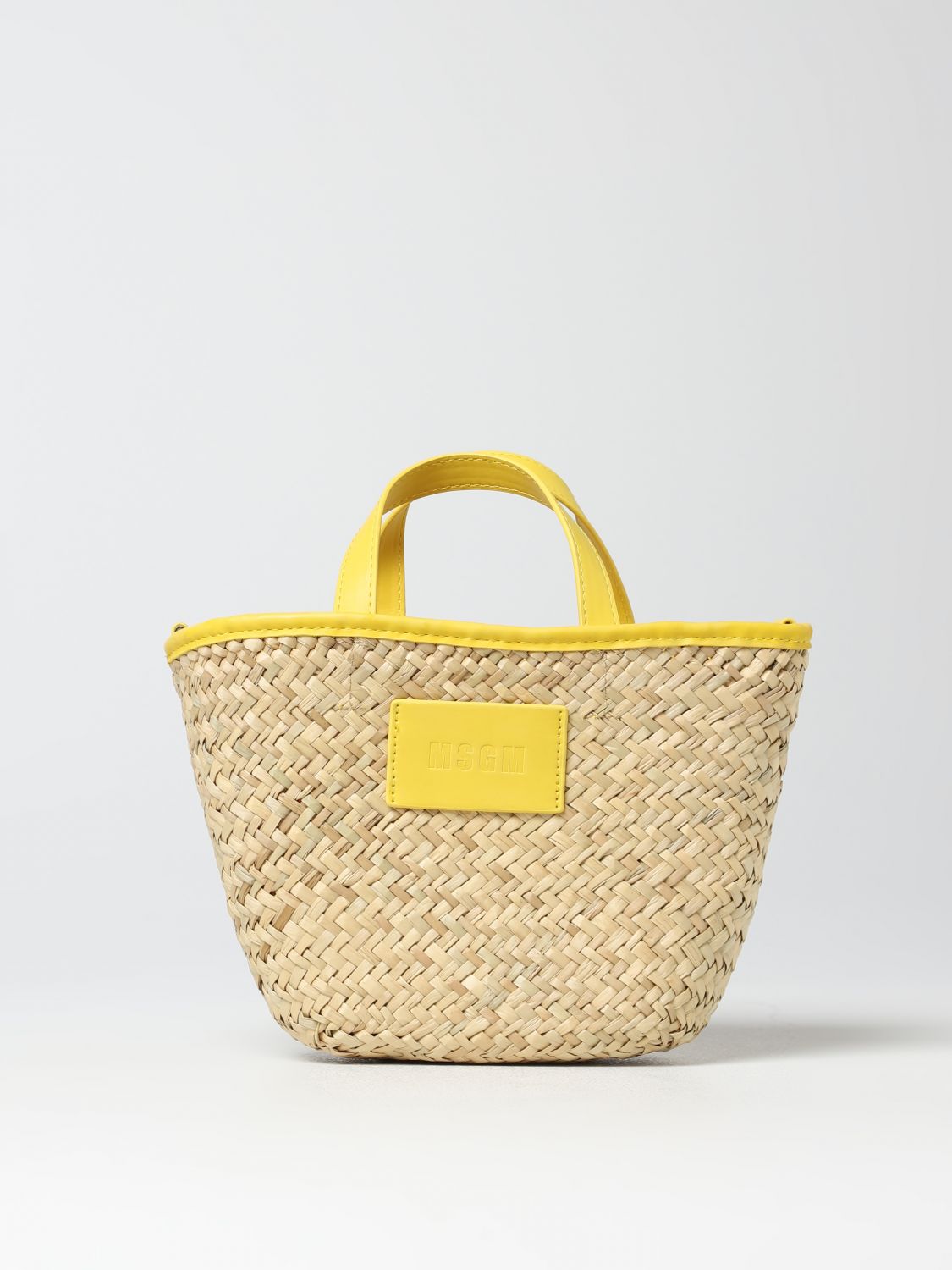Msgm Handbag  Woman Color Yellow