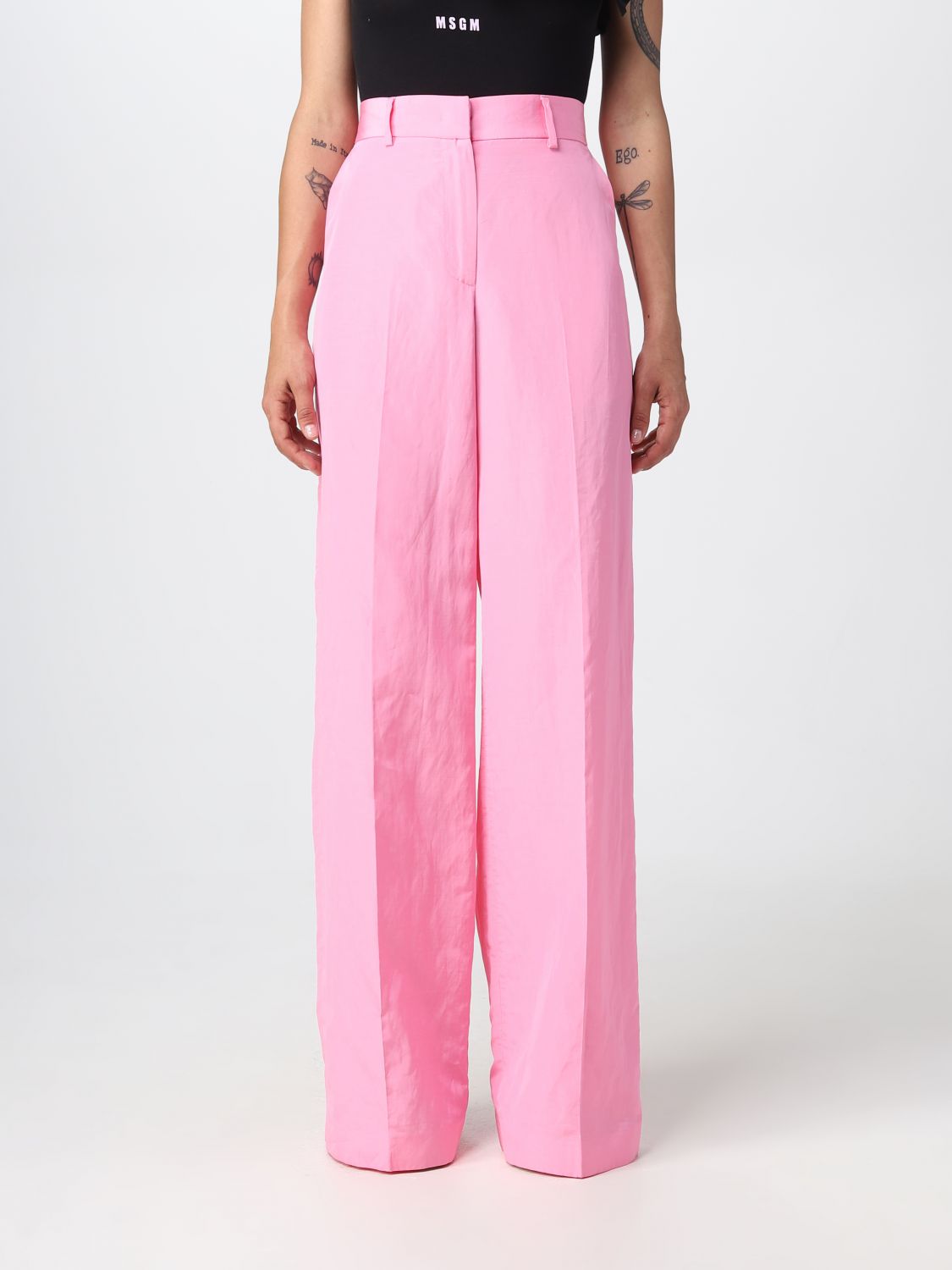 Msgm Hose  Damen Farbe Fuchsia