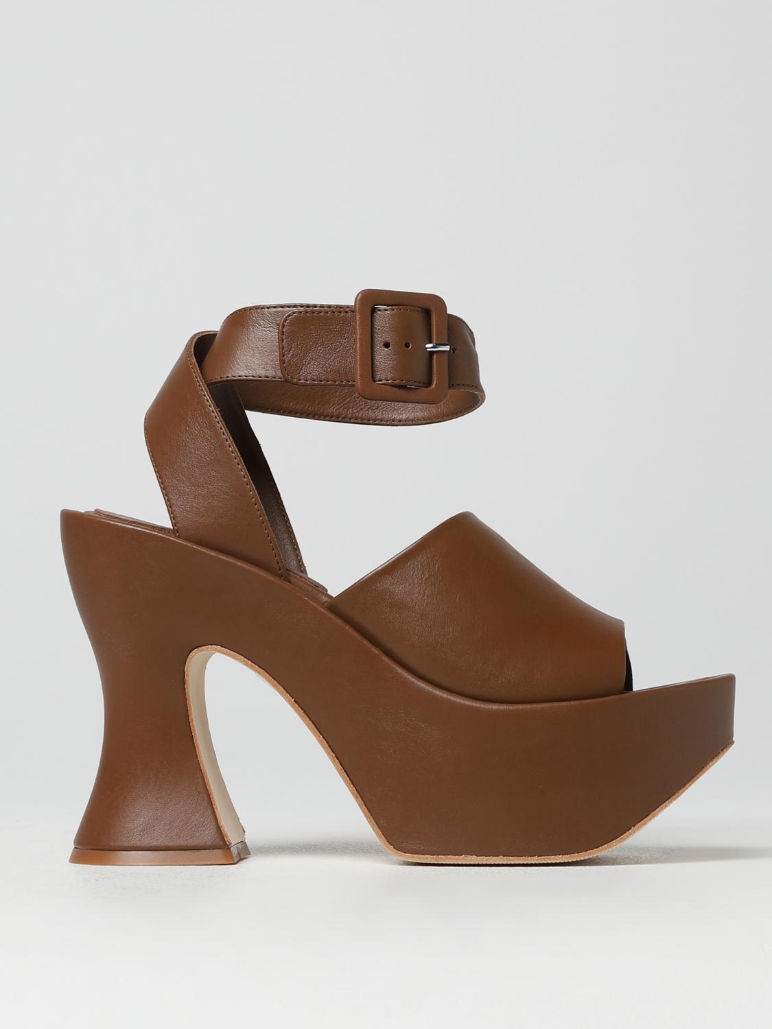 Paloma Barceló Heeled Sandals Paloma Barcelò Woman Color Brown
