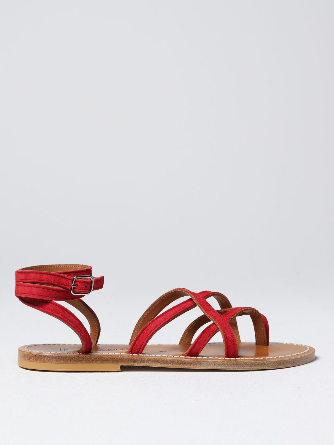 Kjacques Flat Sandals K. Jacques Woman Color Red
