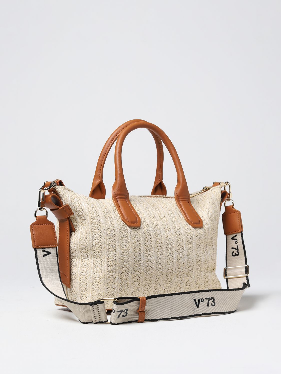 V73: shoulder bag for woman - Natural | V73 shoulder bag 73BS6AX03S ...