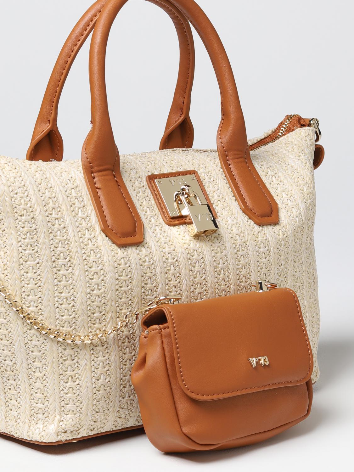 V73: shoulder bag for woman - Natural | V73 shoulder bag 73BS6AX03S ...