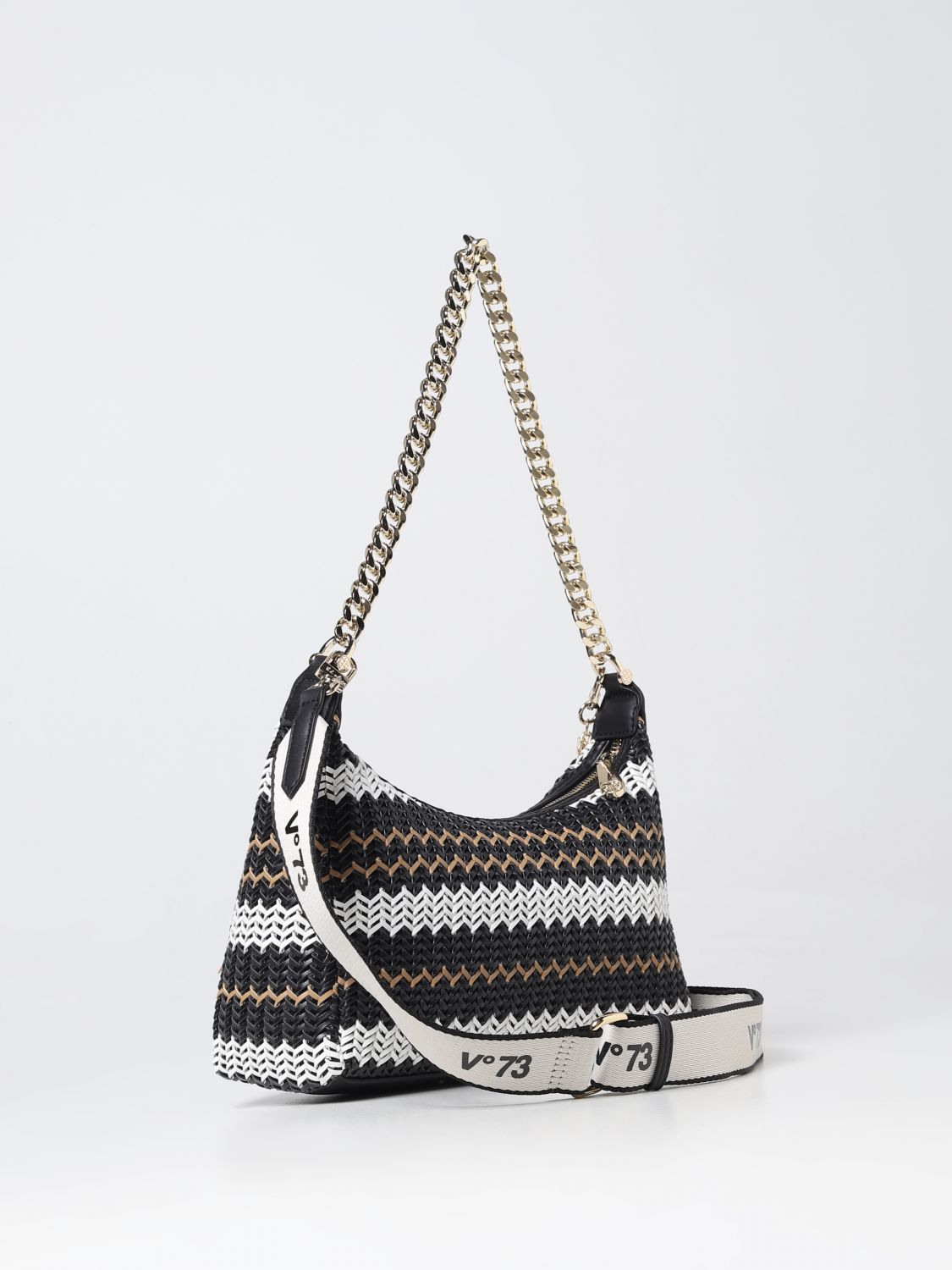 V73: shoulder bag for woman - Black | V73 shoulder bag 73BS6U503 online ...