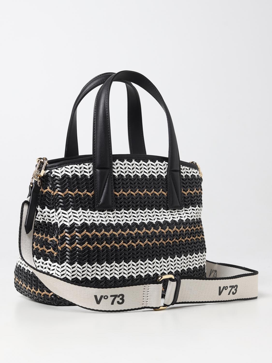 V73: handbag for woman - Black | V73 handbag 73BS6U504 online on GIGLIO.COM