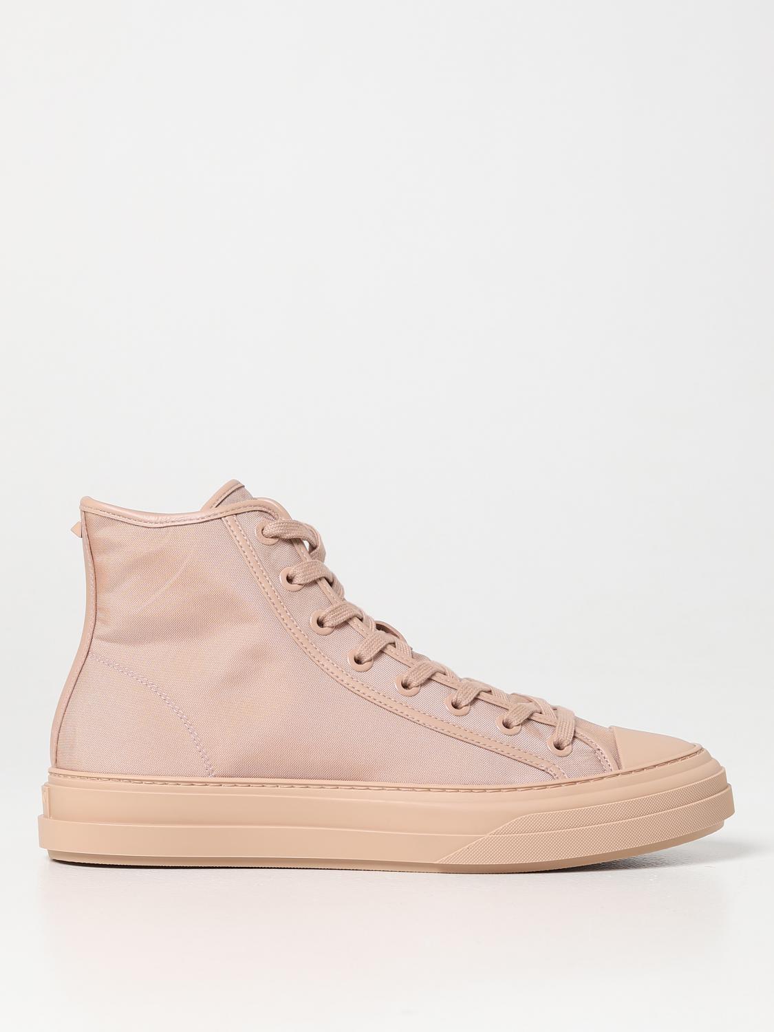 Valentino Garavani Totaloop Sneakers In Nylon In Pink
