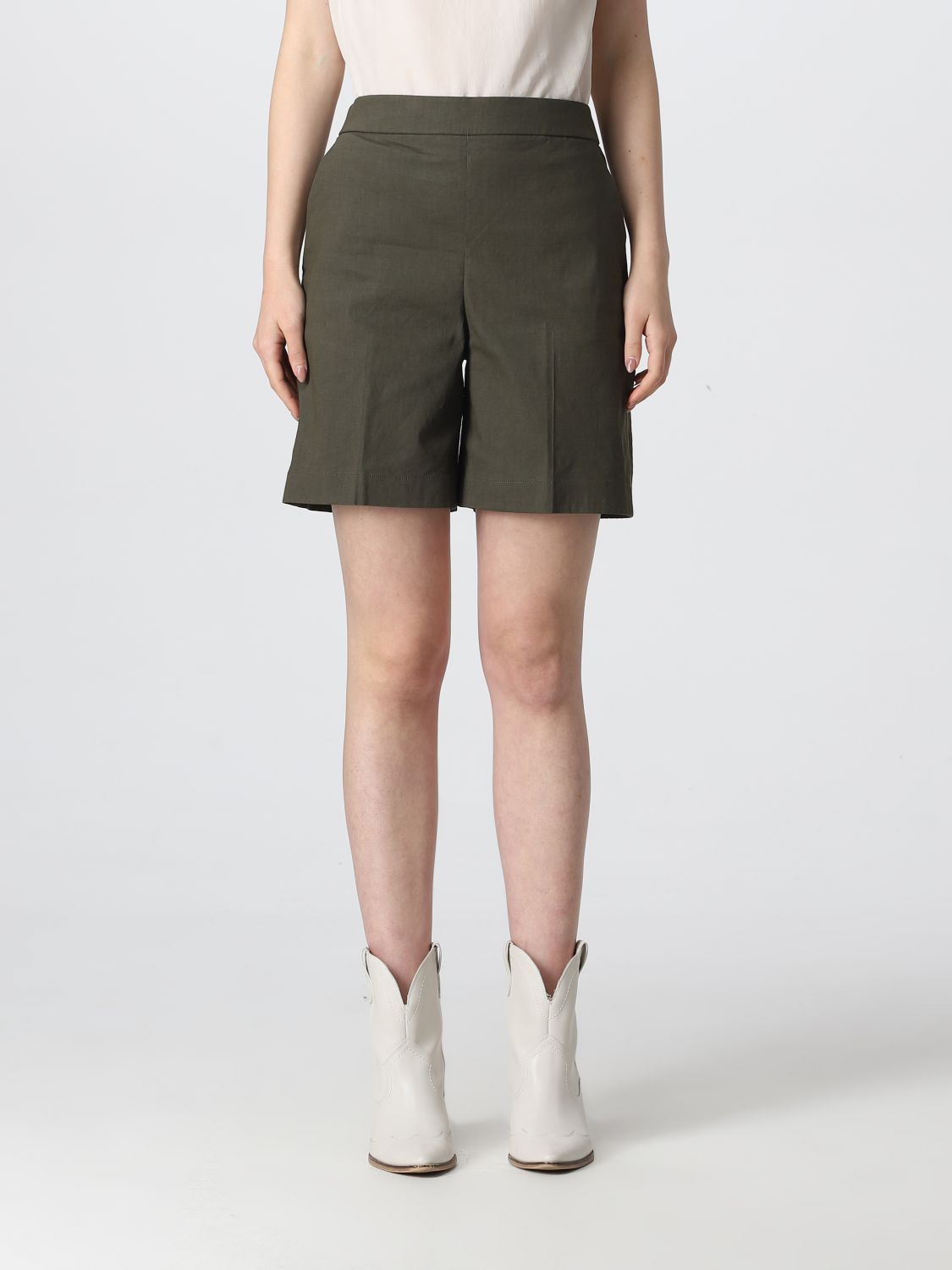 short theory woman colour military
