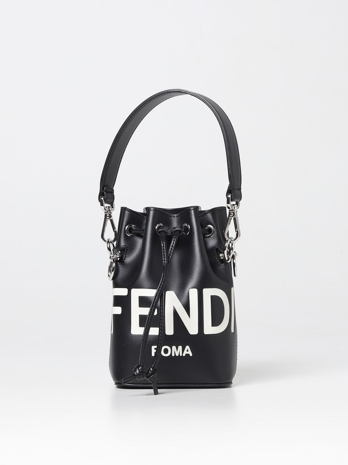 Fendi Mon Tresor Mini Bucket Bag in Black