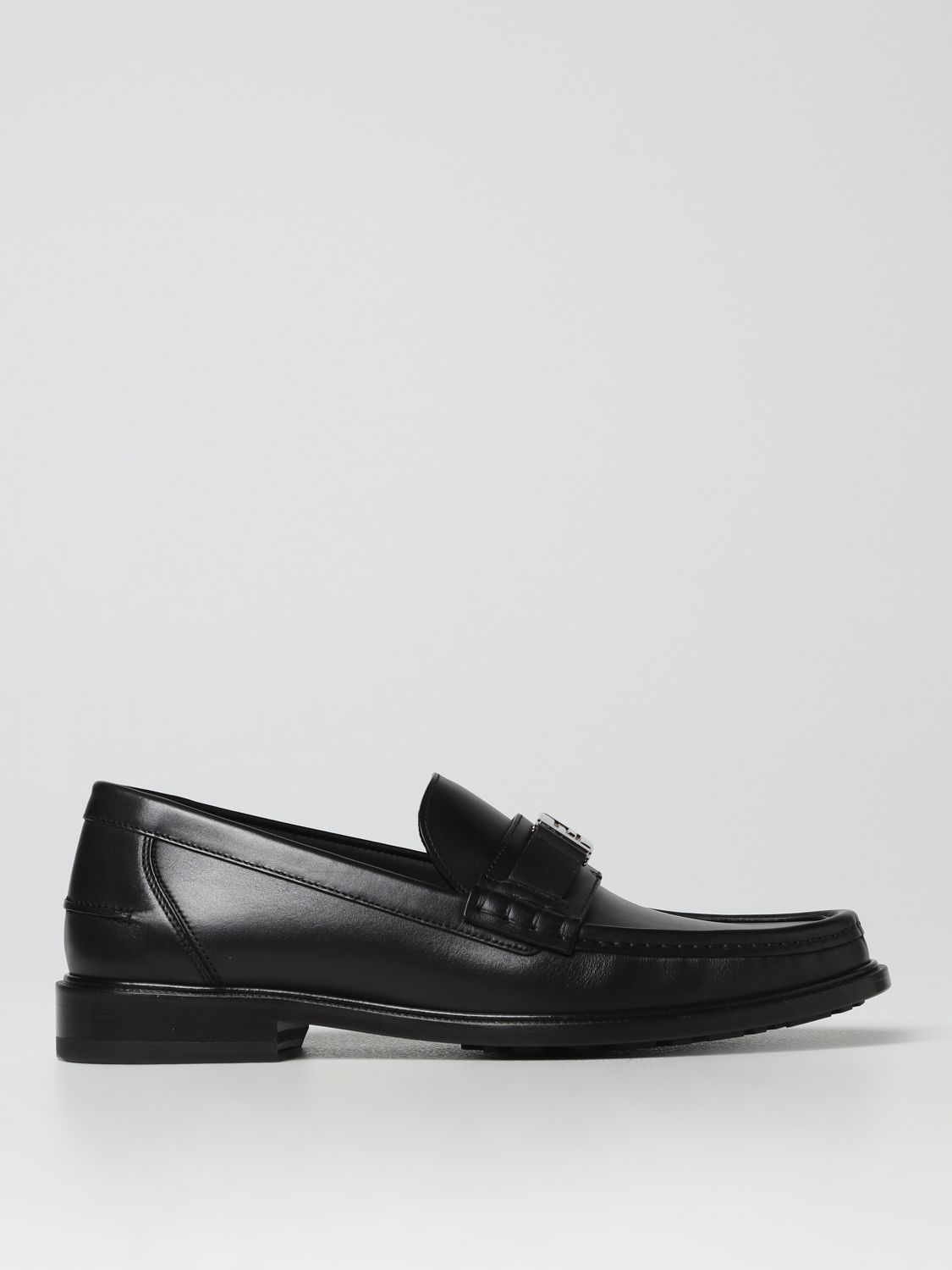 FENDI SMOOTH LEATHER LOAFERS,386696002