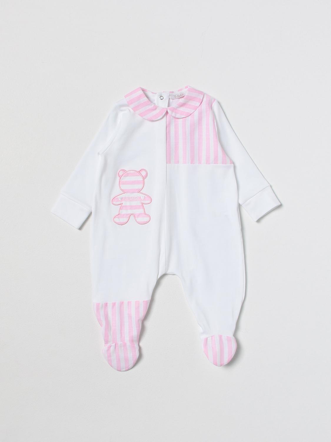 LE BEBE' romper for baby Yellow Cream Le Bebe' romper LBG4581