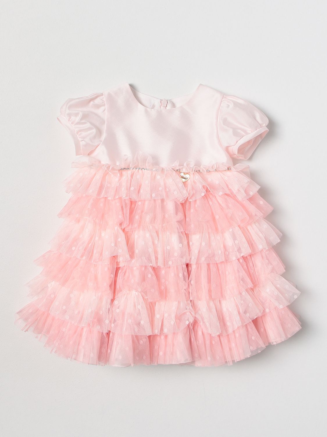 LE BEBE': romper for baby - Pink | Le Bebe' romper LBG4657 online on ...
