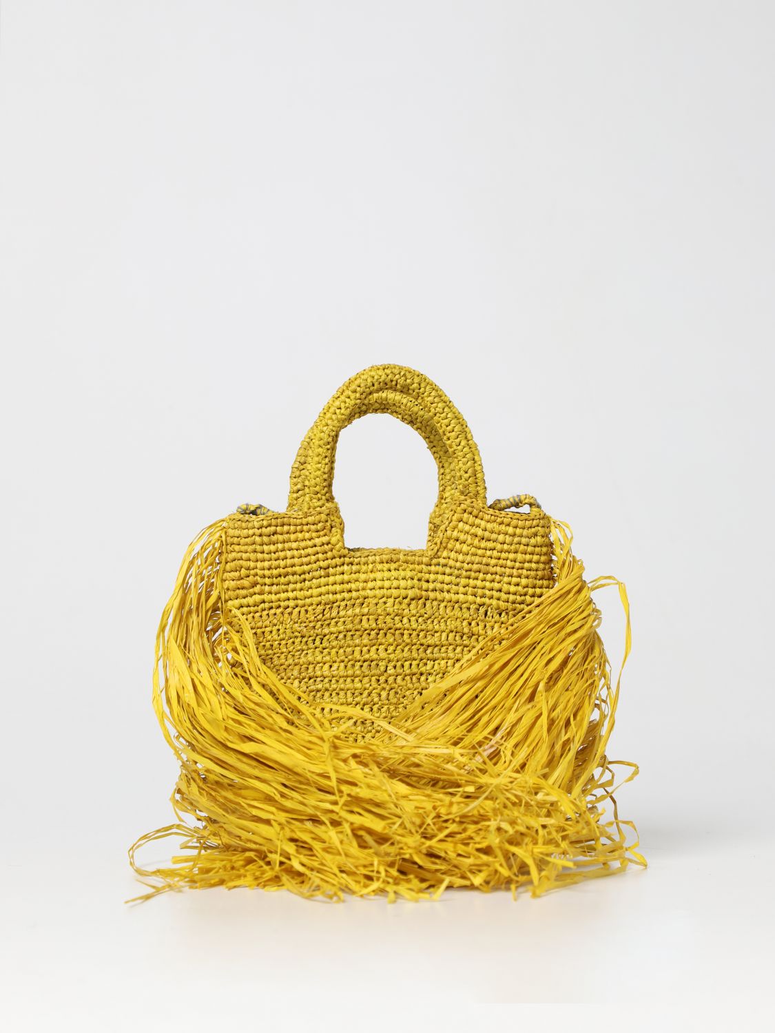 Made For A Woman Mini Bag  Woman In Yellow