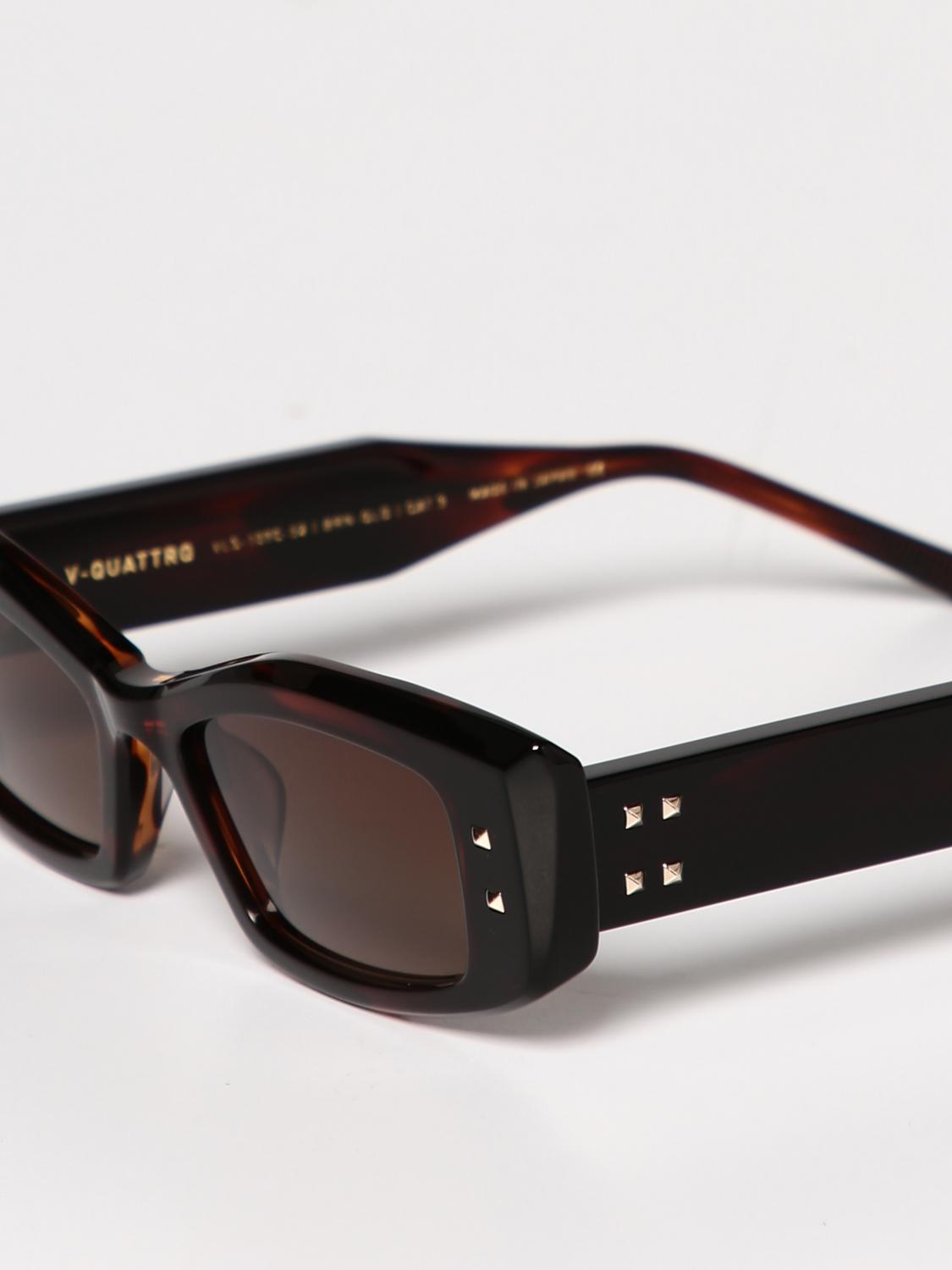 Occhiali da sole Valentino: Occhiali da sole Valentino in acetato moro 4