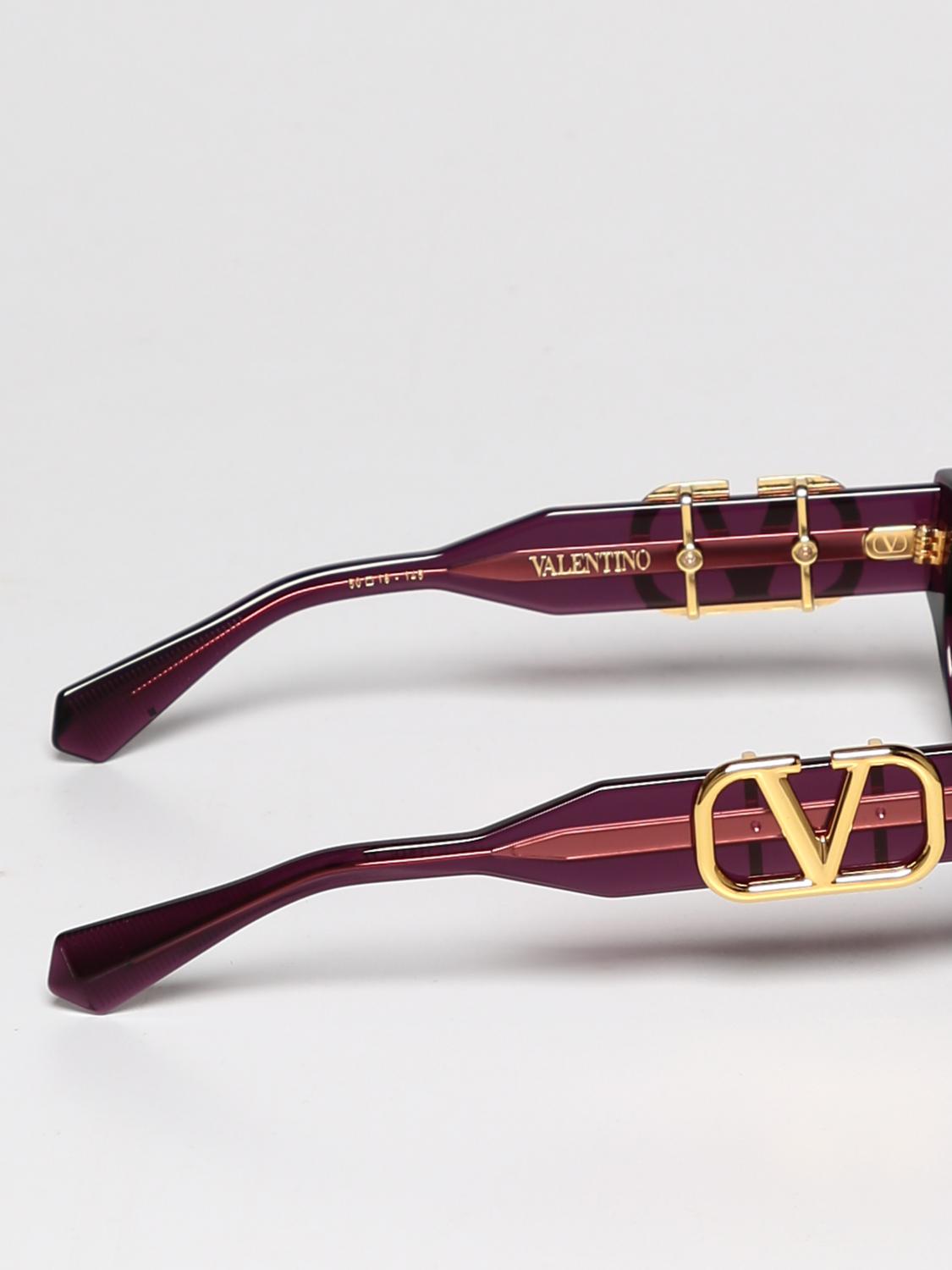 Occhiali da sole Valentino: Occhiali da sole VLogo Signature Valentino in acetato viola 3