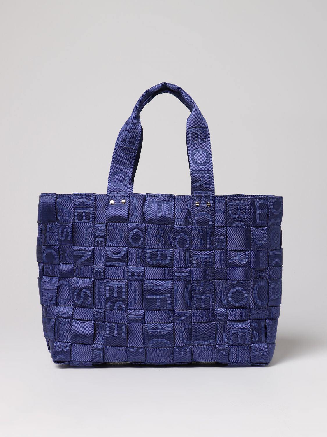 Borbonese Tote Bags  Woman Color Navy