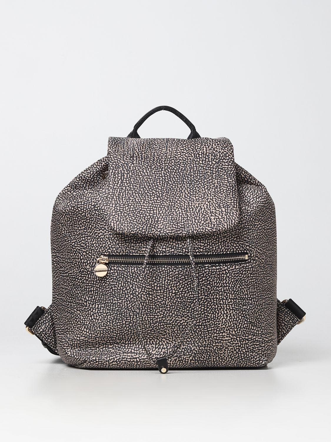 BORBONESE: backpack for woman - Natural | Borbonese backpack 934486I15 ...