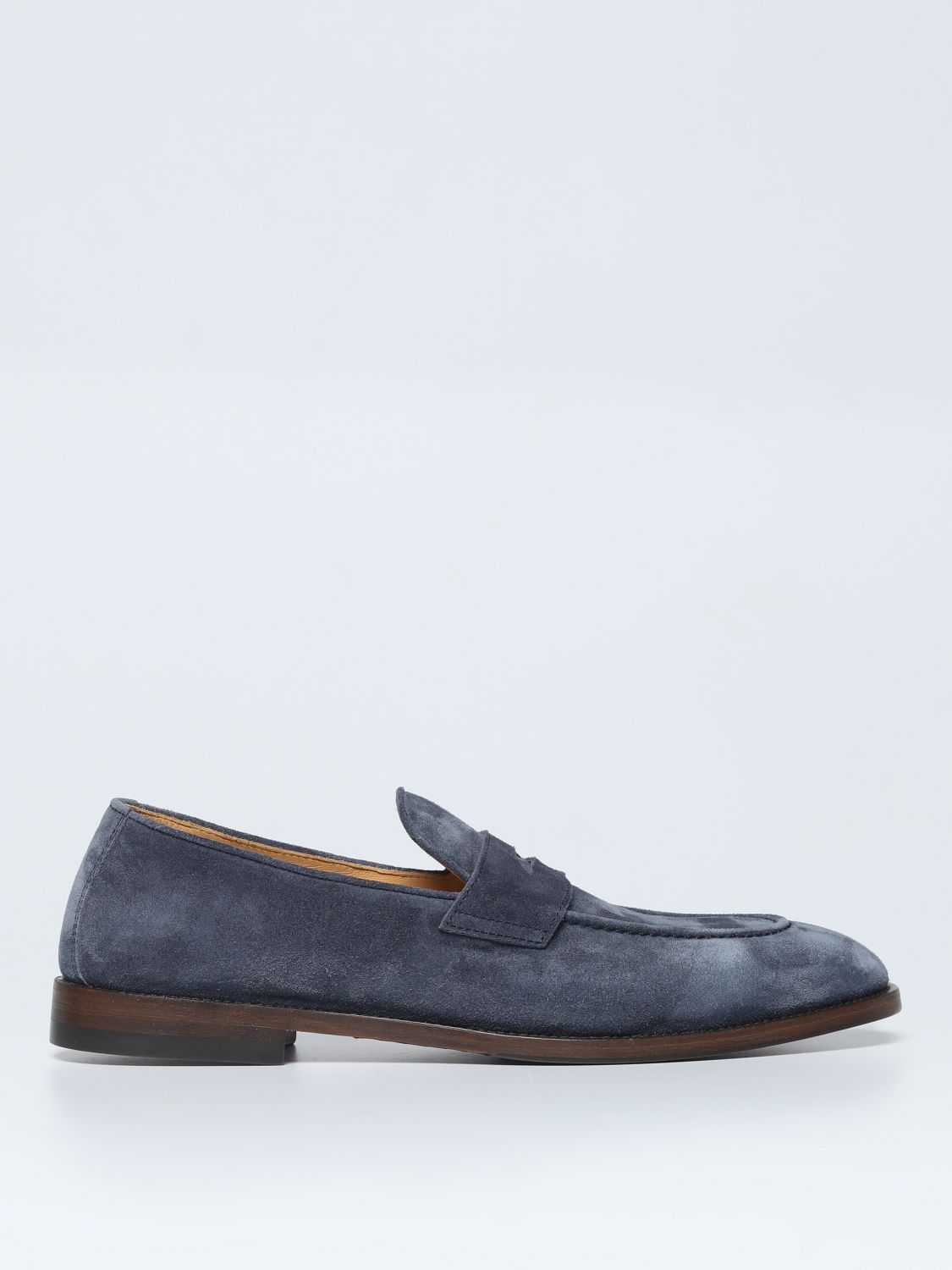 BRUNELLO CUCINELLI: loafers for man - Denim | Brunello Cucinelli ...