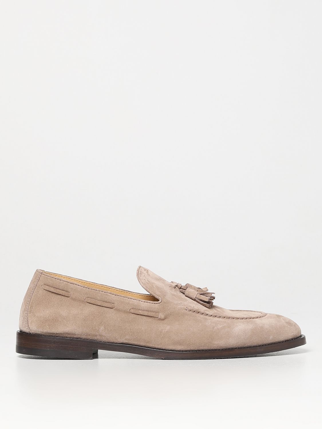 BRUNELLO CUCINELLI: loafers for man - Beige | Brunello Cucinelli ...