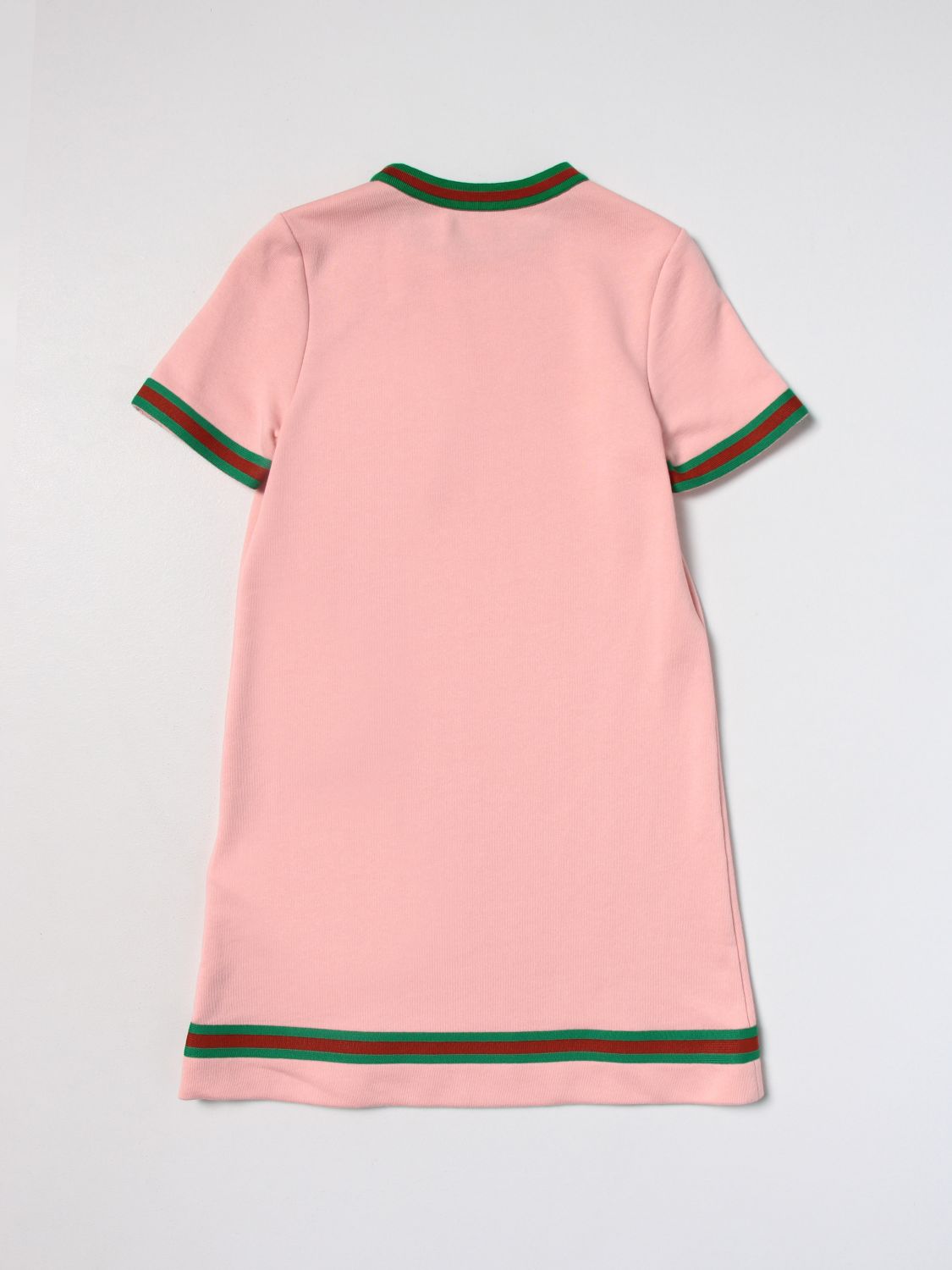GUCCI: dress girls - Pink | Gucci dress 718772XJE3J online on GIGLIO.COM