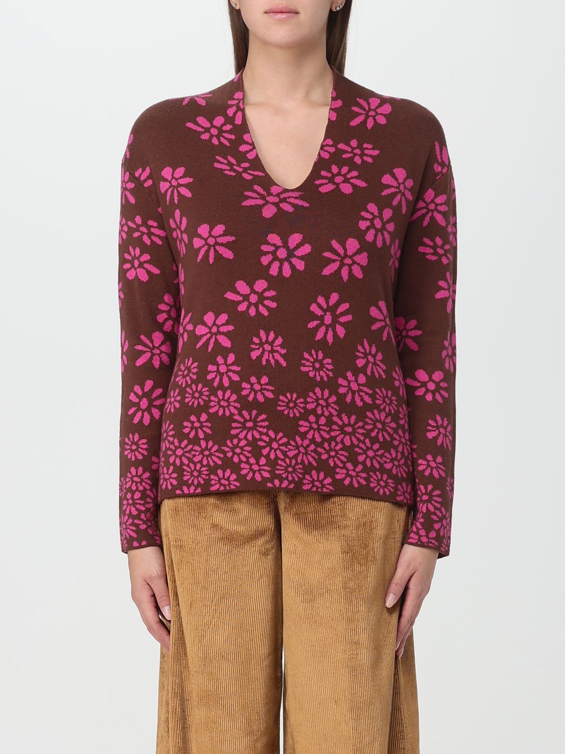 Alessia Santi Sweater  Woman Color Brown