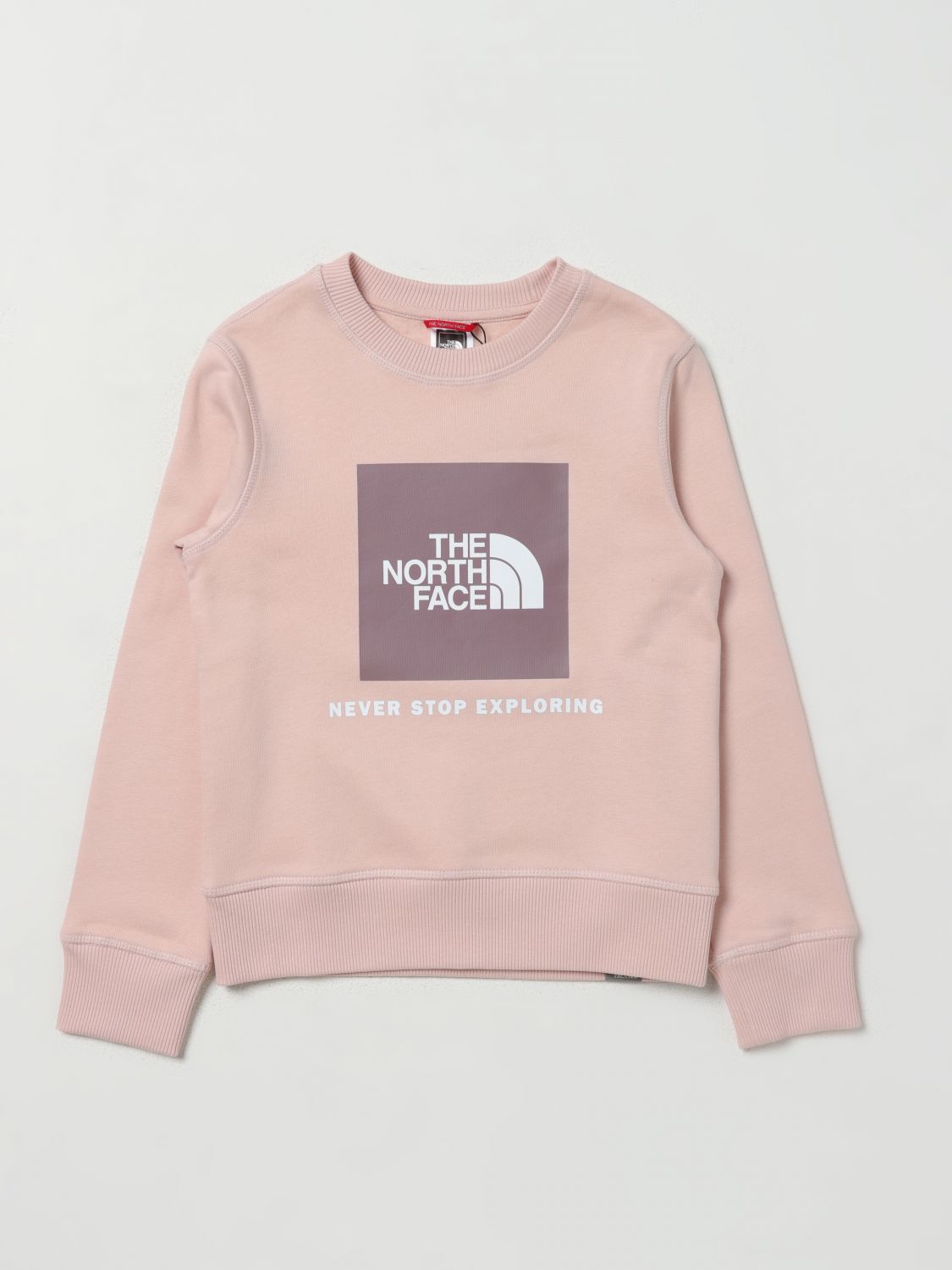 jumper the north face kids colour pink