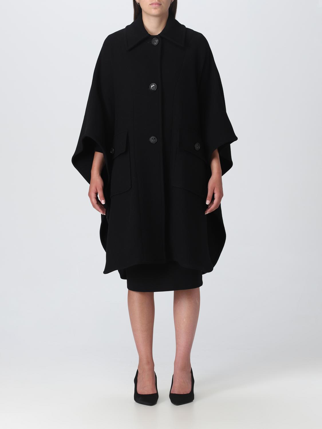 Pinko Motif Mantella Panno In Black